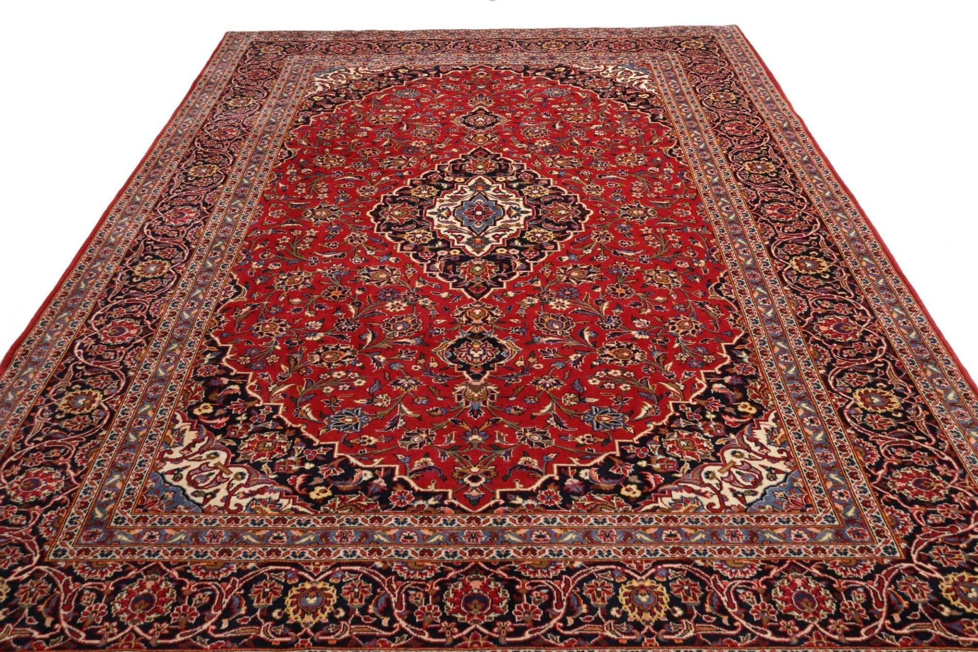 Kashan Perserteppich aus Iran, 248 × 354 cm