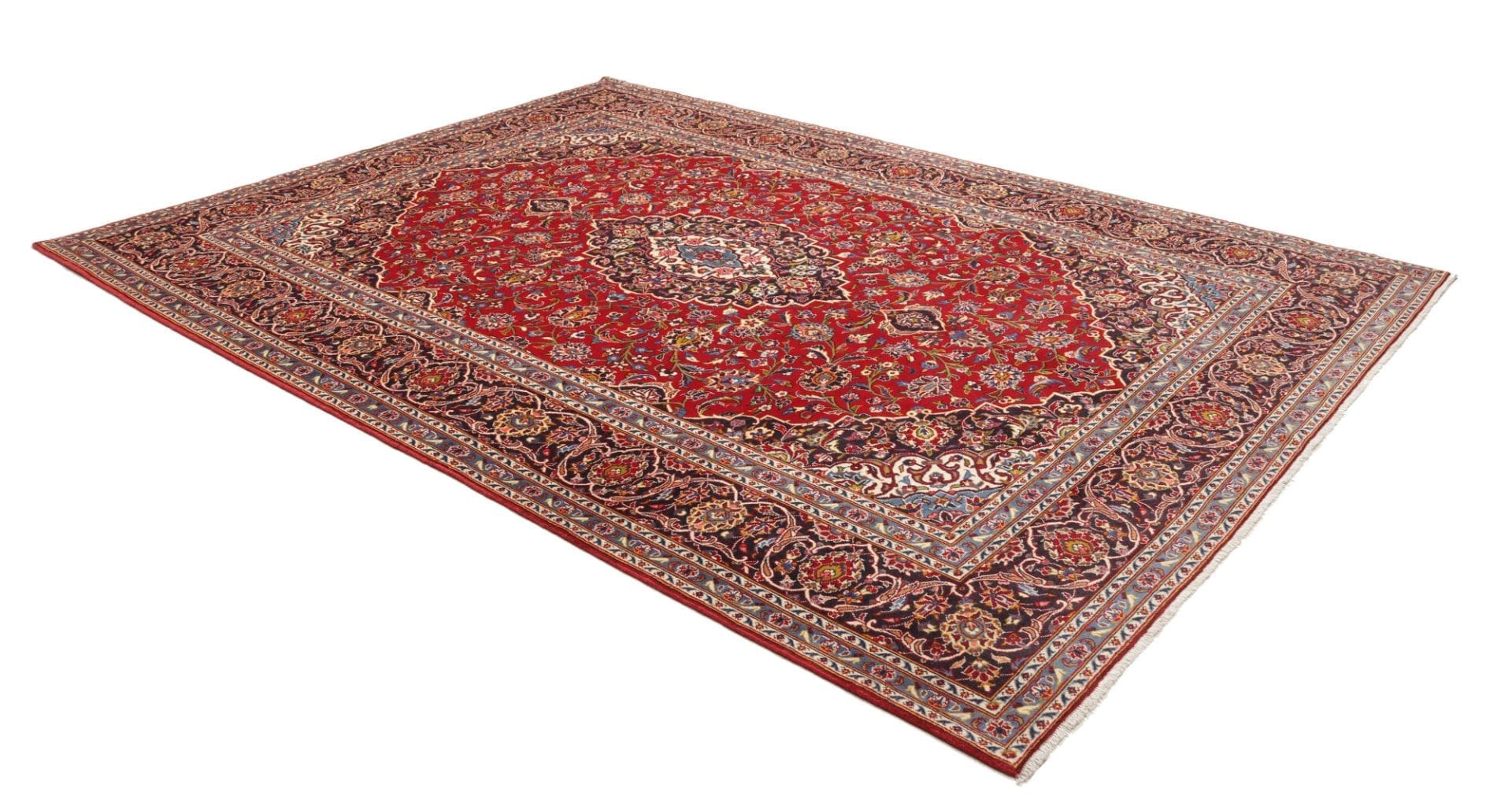 kashan-teppich-243-x-330cm-schurwolle-handgeknupft-perserteppich-2 Kashan Perserteppich 243 × 330 cm aus Wolle, handgeknüpft