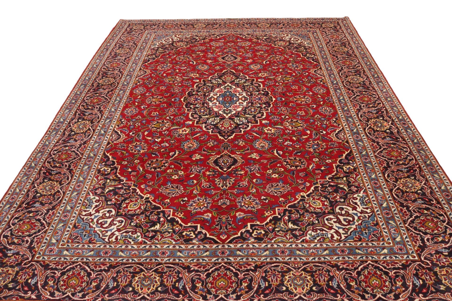 kashan-teppich-243-x-330cm-schurwolle-handgeknupft-perserteppich-3 Kashan Perserteppich 243 × 330 cm aus Wolle, handgeknüpft