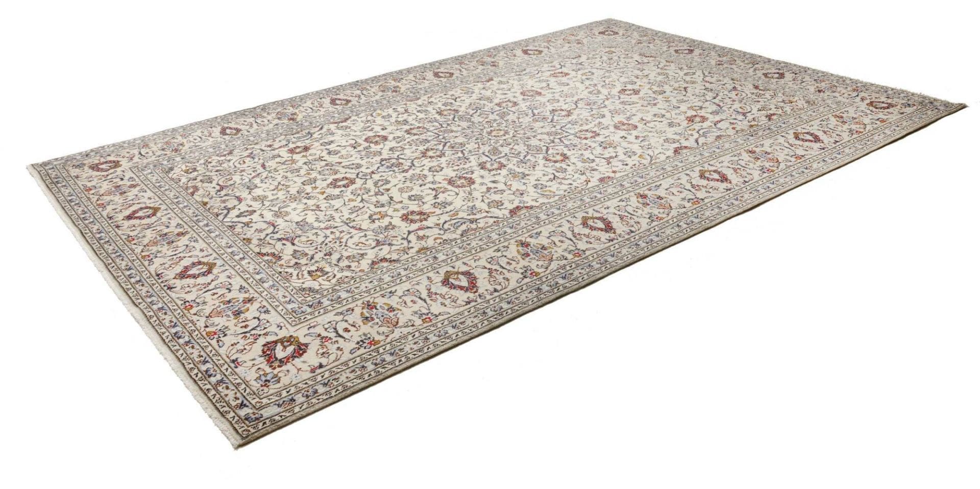 Handgeknüpfter Kashan Perserteppich, 247 × 363 cm, Wolle