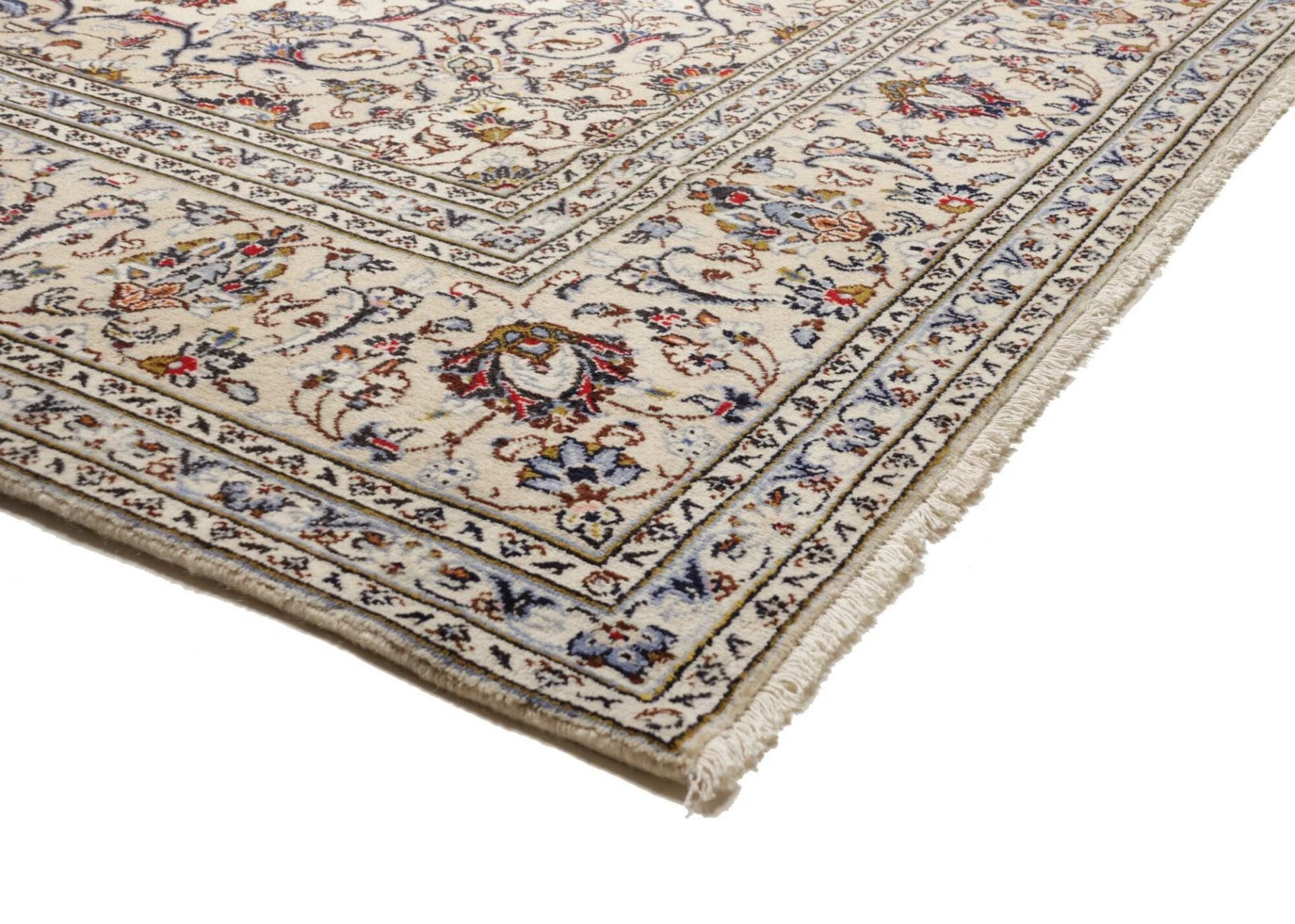 Handgeknüpfter Kashan Perserteppich, 247 × 363 cm, Wolle
