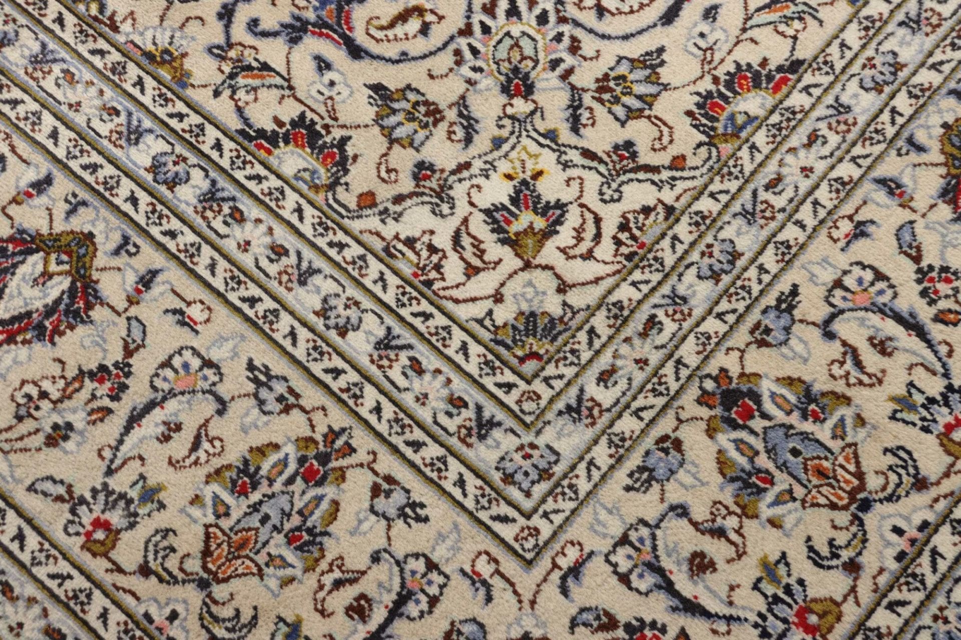 Handgeknüpfter Kashan Perserteppich, 247 × 363 cm, Wolle