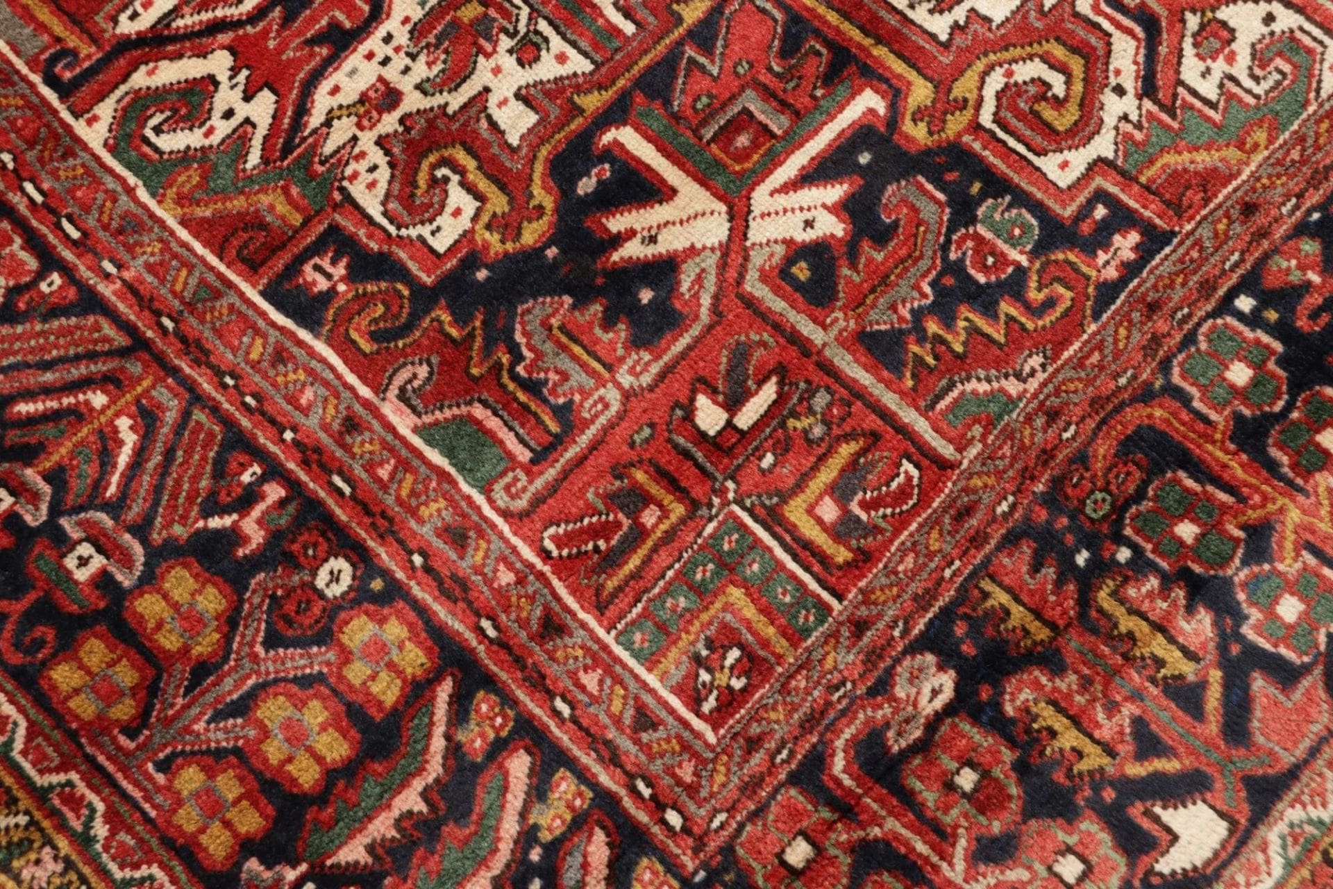Heriz Perserteppich 249 × 355 cm aus Wolle, handgeknüpft