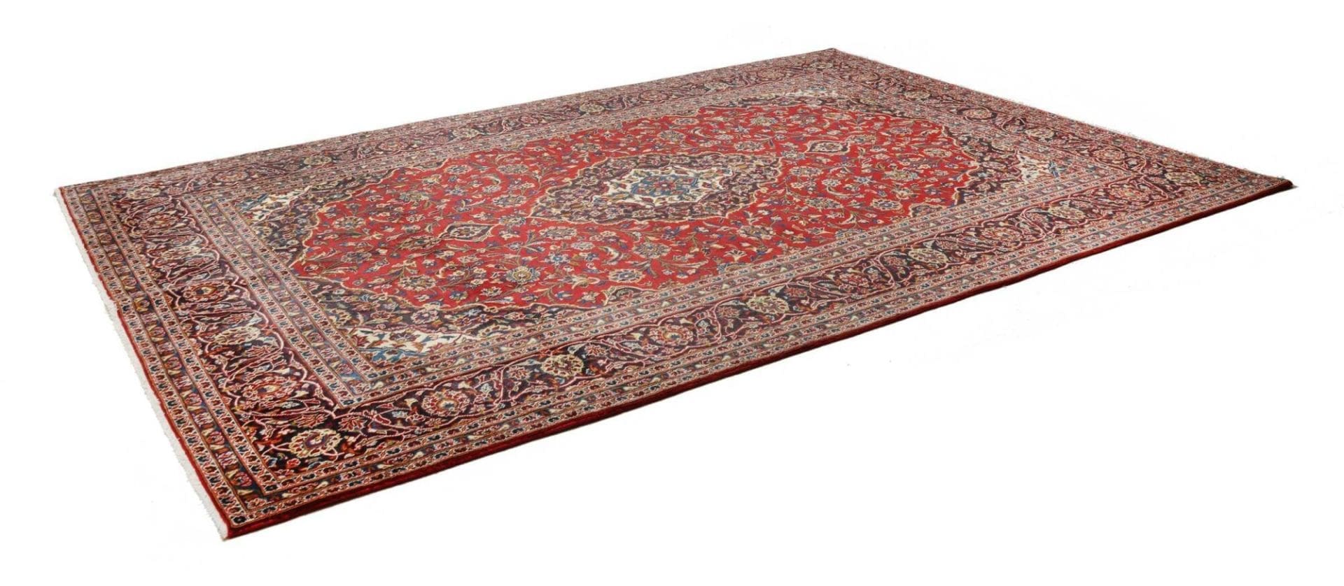 Kashan Perserteppich aus Iran, 250 × 357 cm
