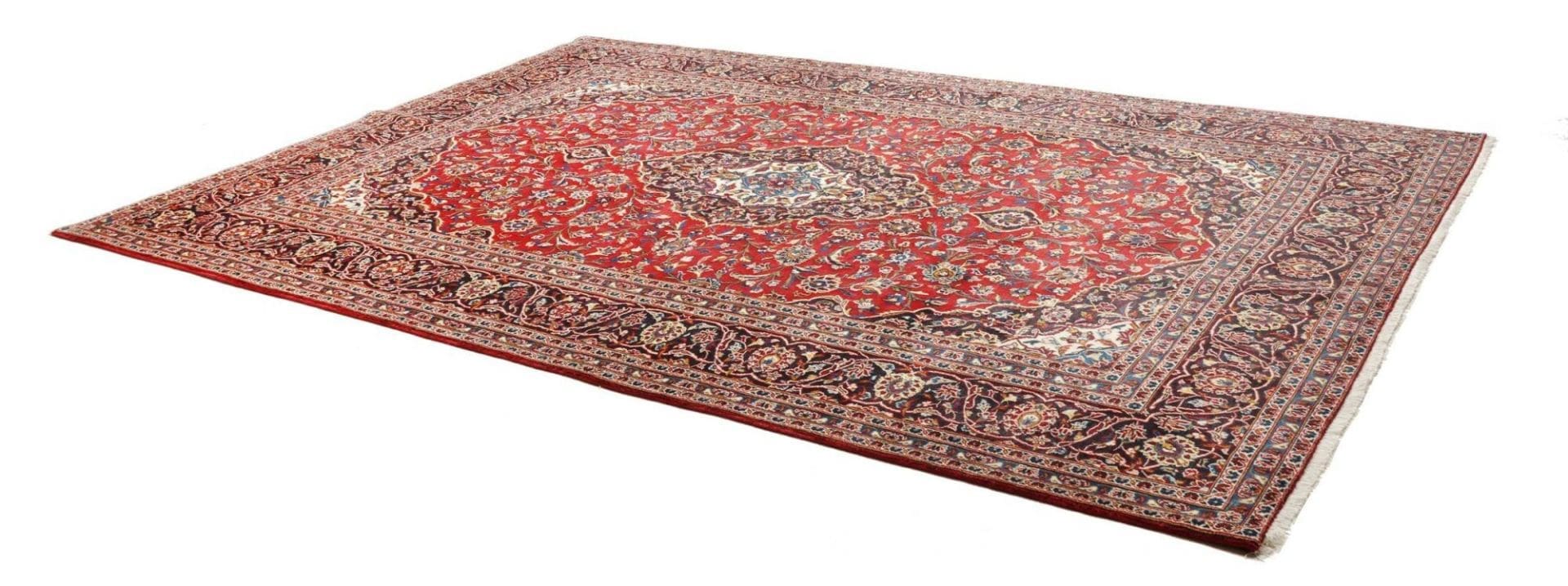 Kashan Perserteppich aus Iran, 250 × 357 cm