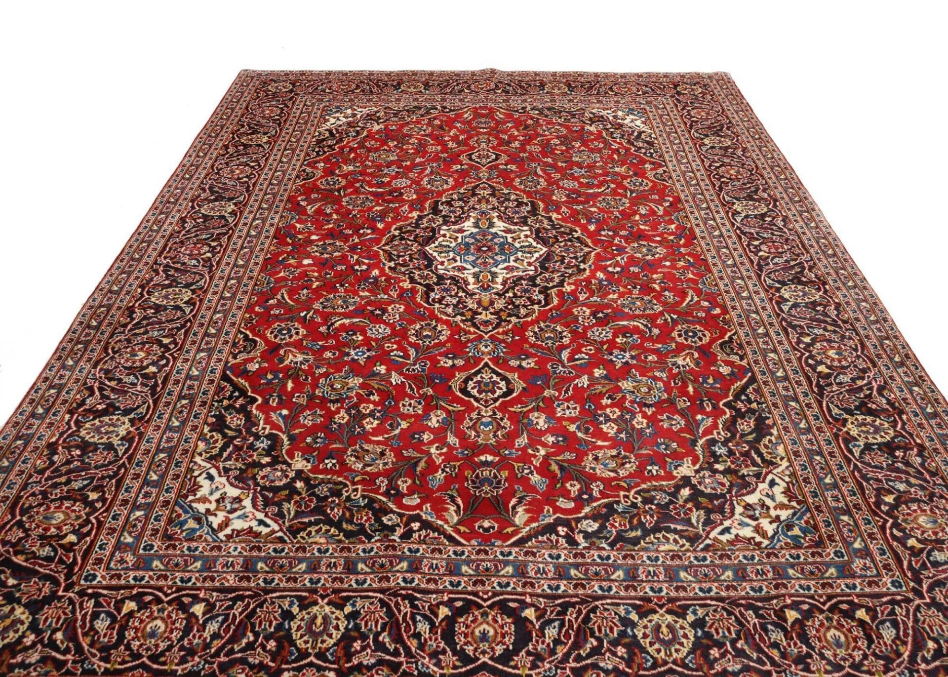 Kashan Perserteppich aus Iran, 250 × 357 cm