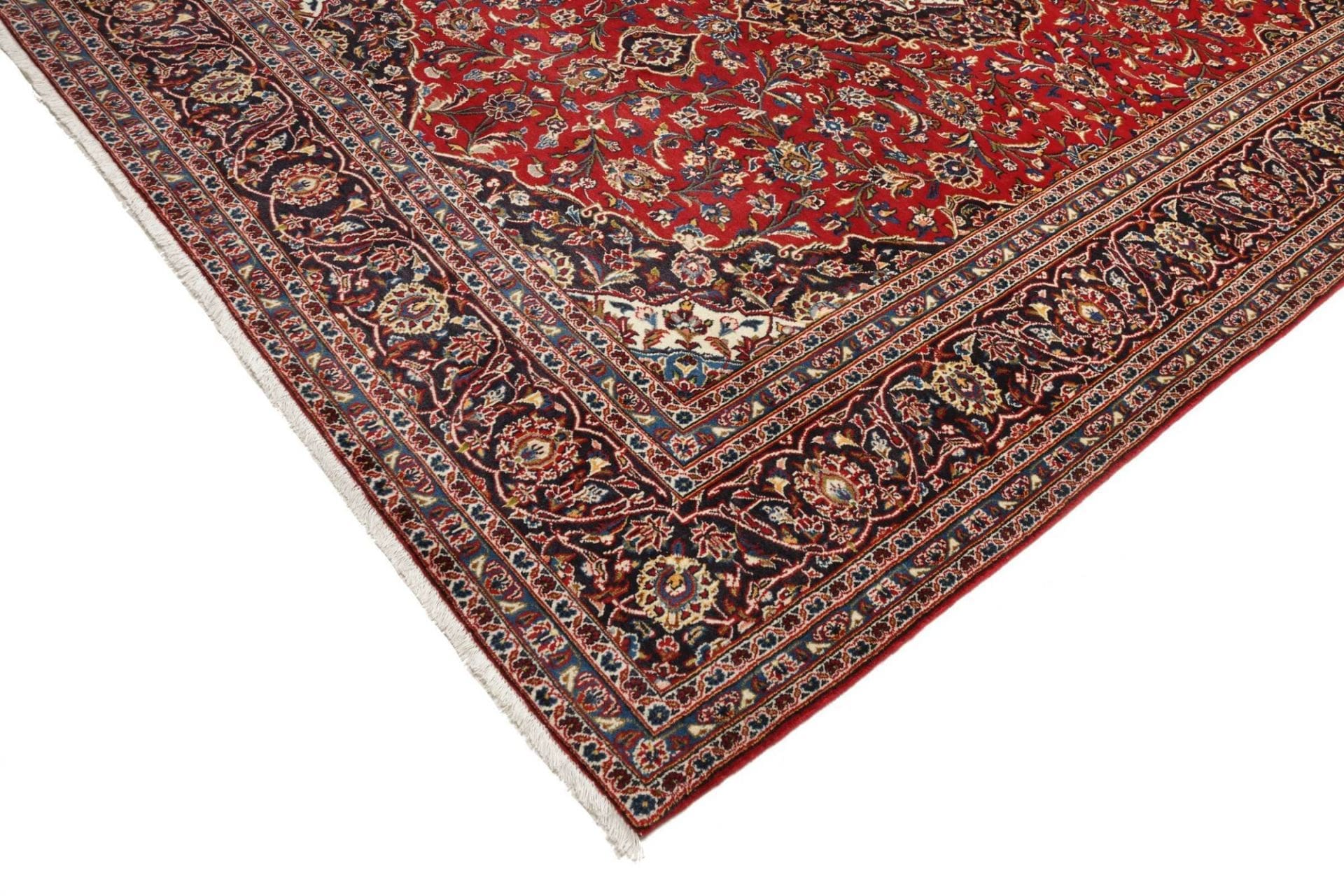 Kashan Perserteppich aus Iran, 250 × 357 cm