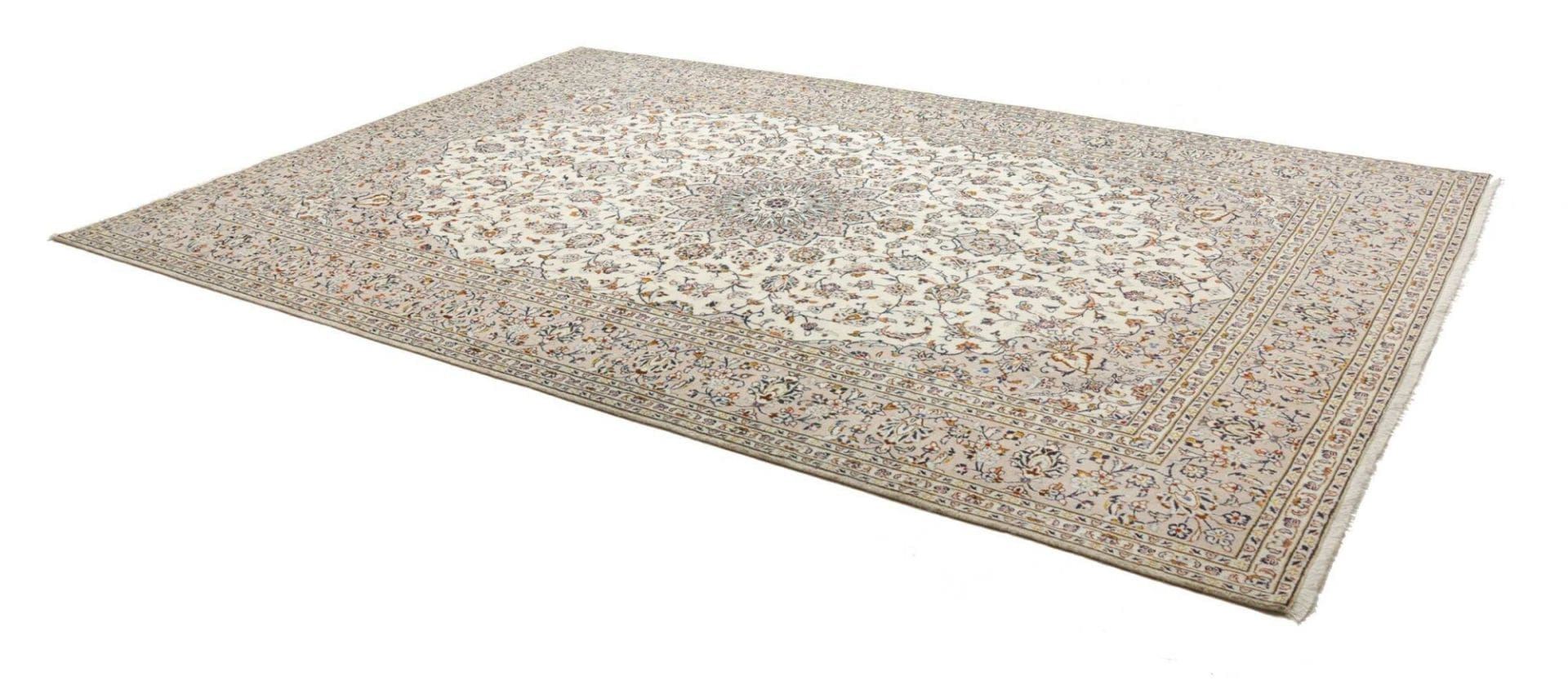Kashan Perserteppich 243 × 357 cm aus Wolle, handgeknüpft