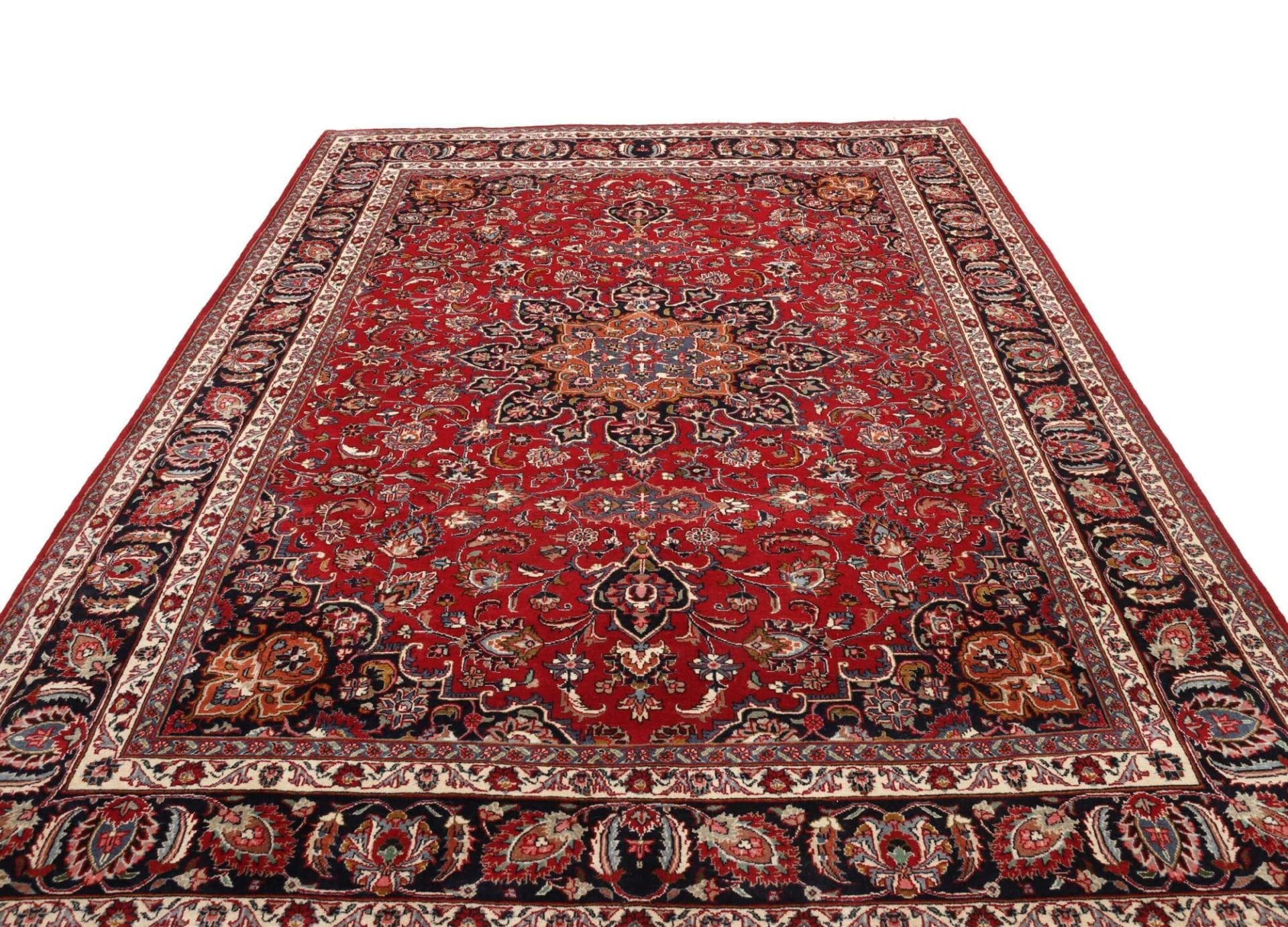 Mashhad Perserteppich 247 × 340 cm aus Wolle, handgeknüpft