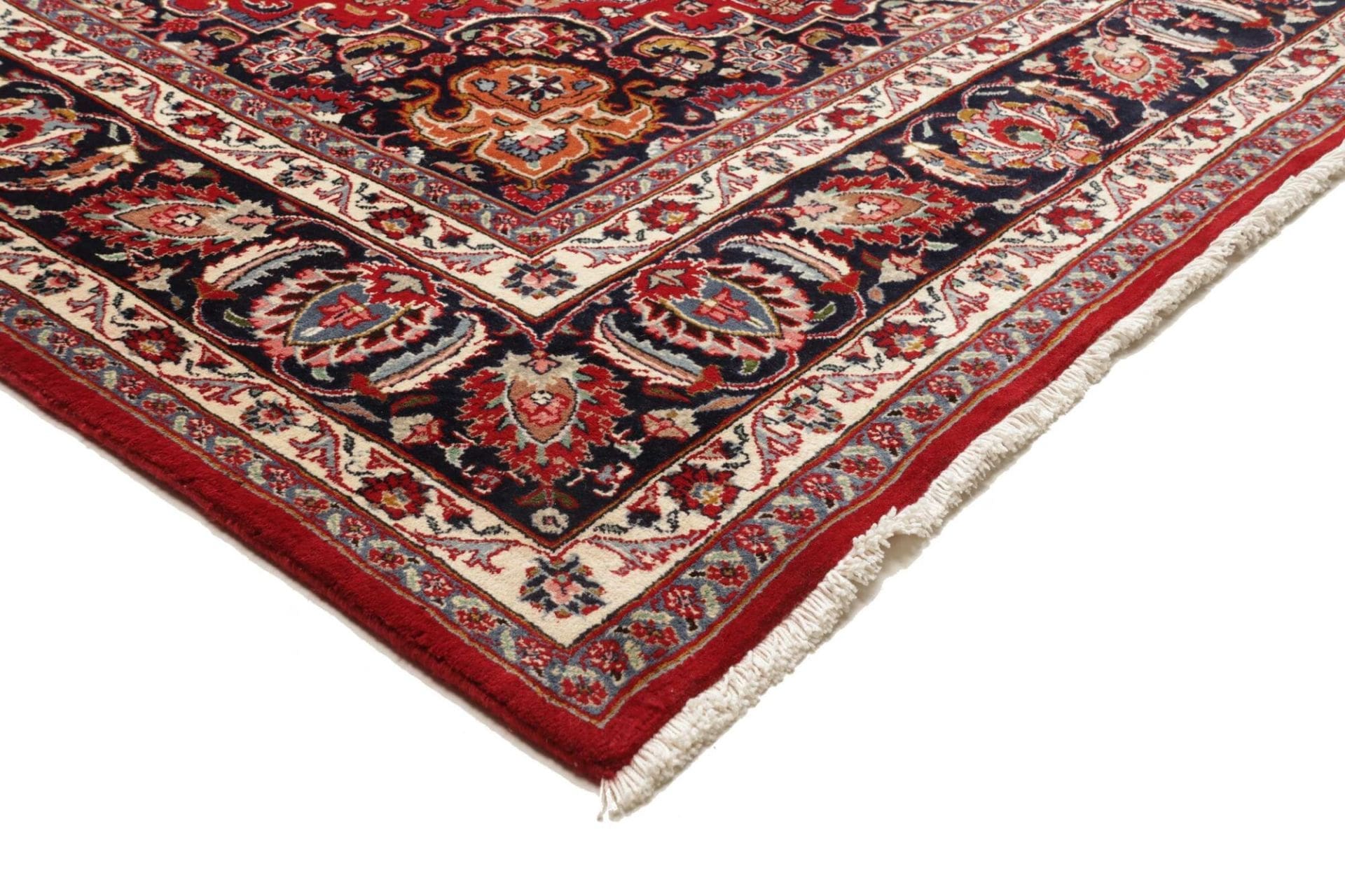 Mashhad Perserteppich 247 × 340 cm aus Wolle, handgeknüpft