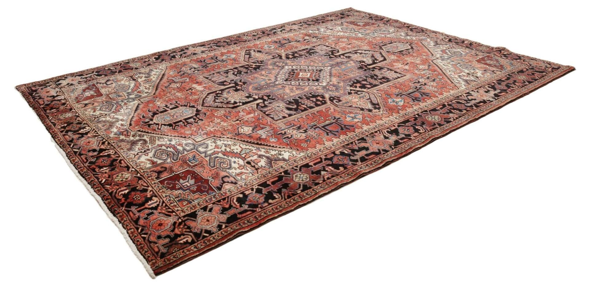 Heriz Perserteppich 257 × 350 cm aus Wolle, handgeknüpft