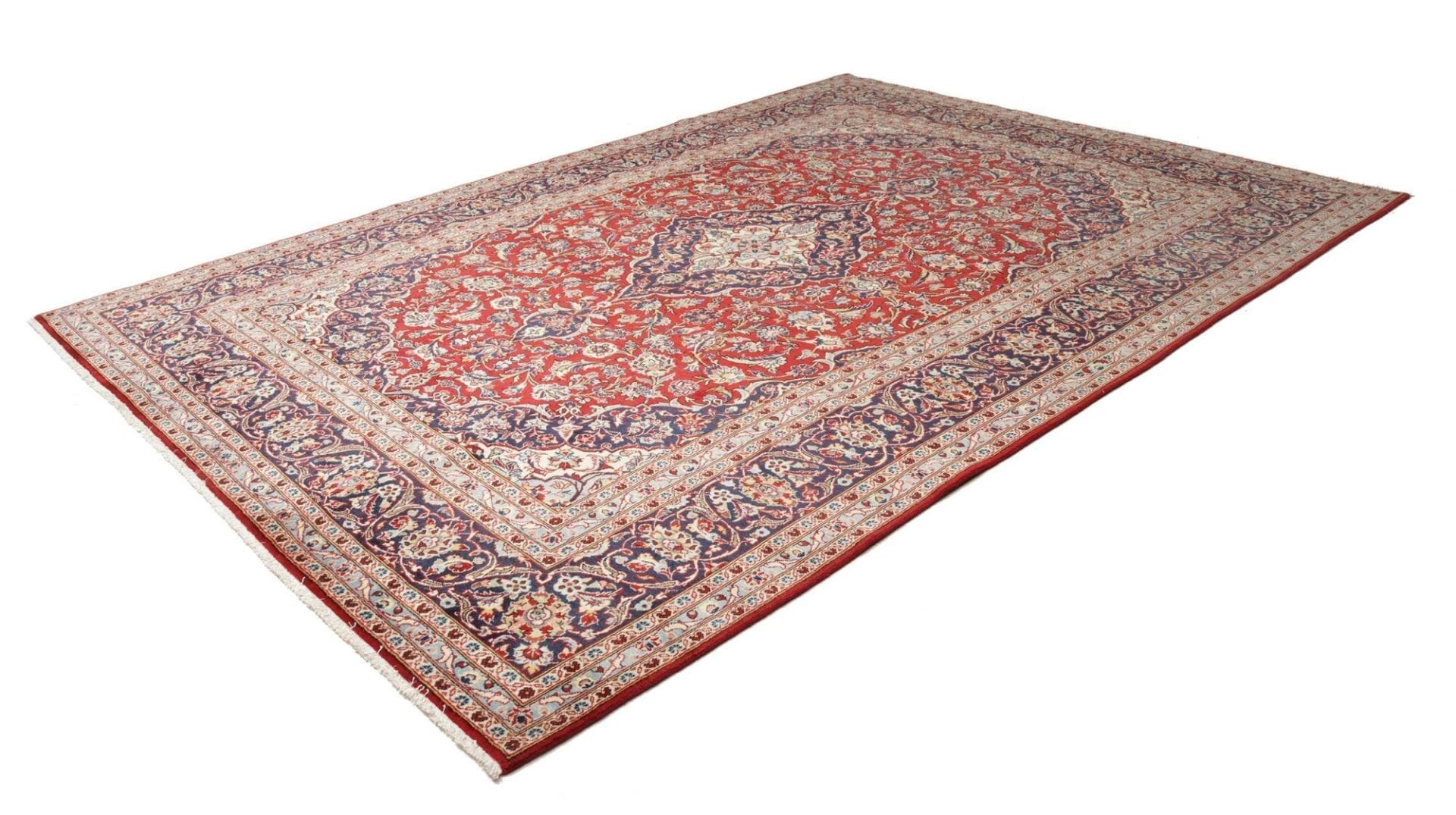 Kashan Perserteppich aus Iran, 250 × 350 cm