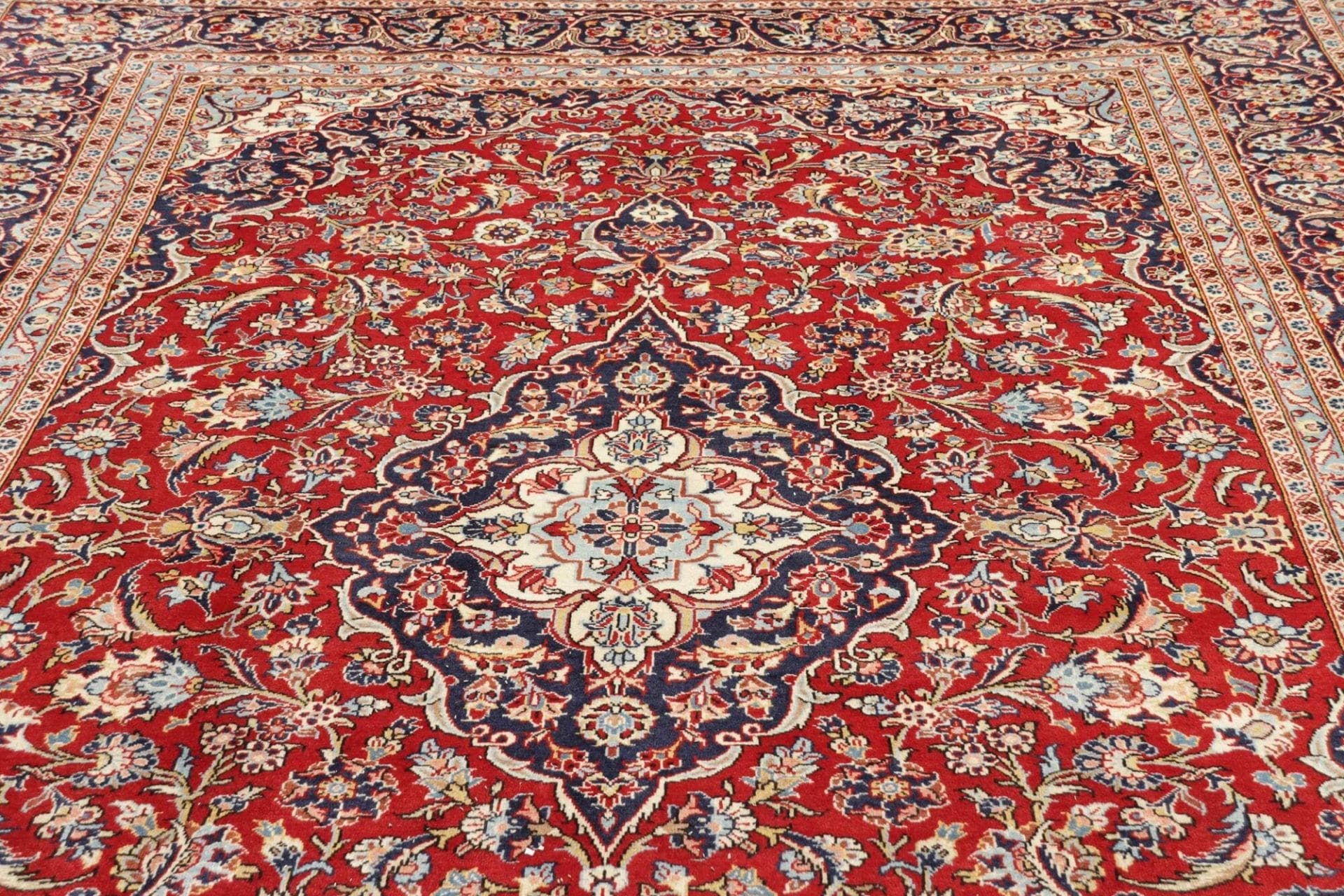 Kashan Perserteppich aus Iran, 250 × 350 cm