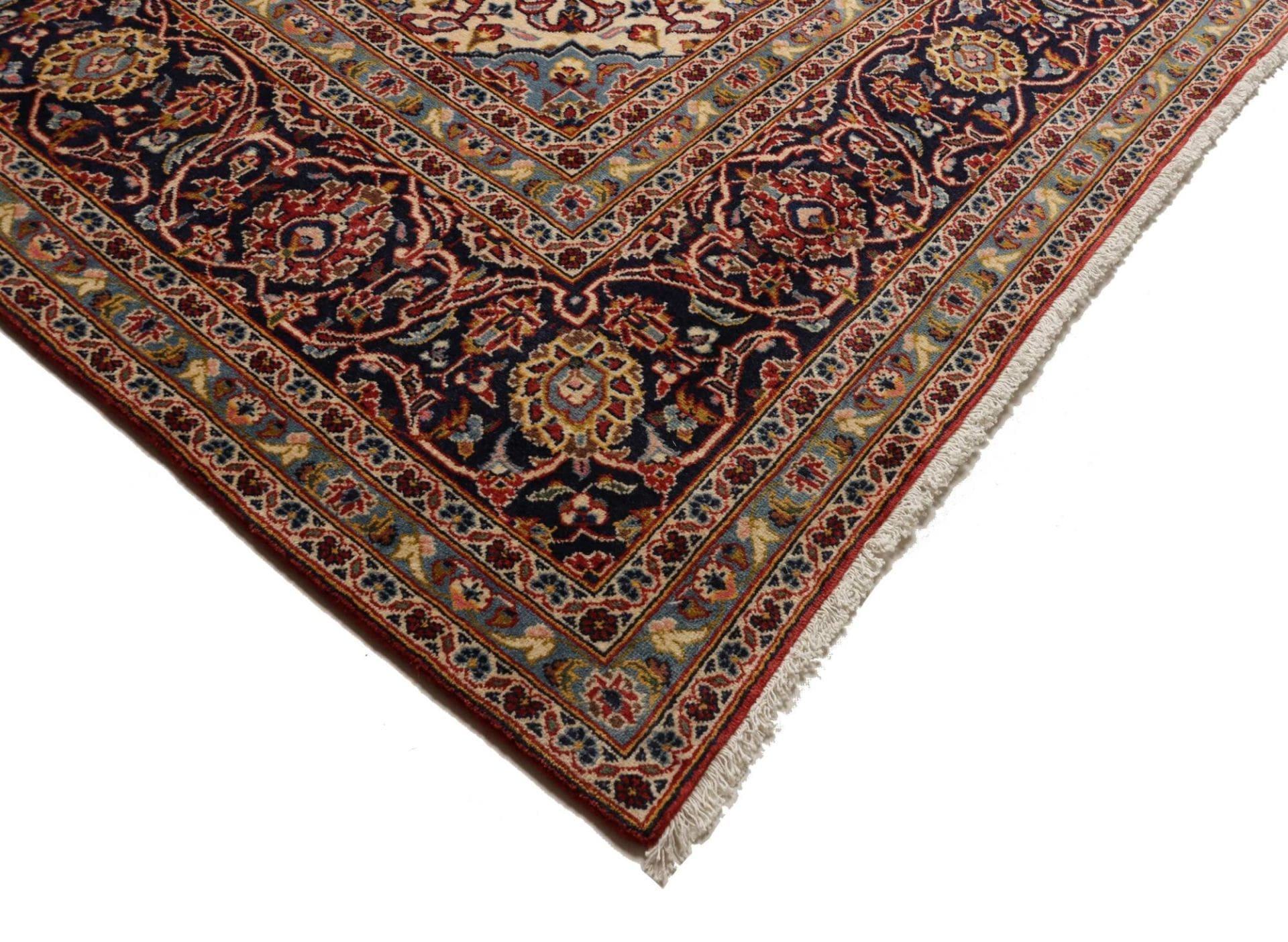 Kashan Perserteppich aus Iran, 256 × 368 cm