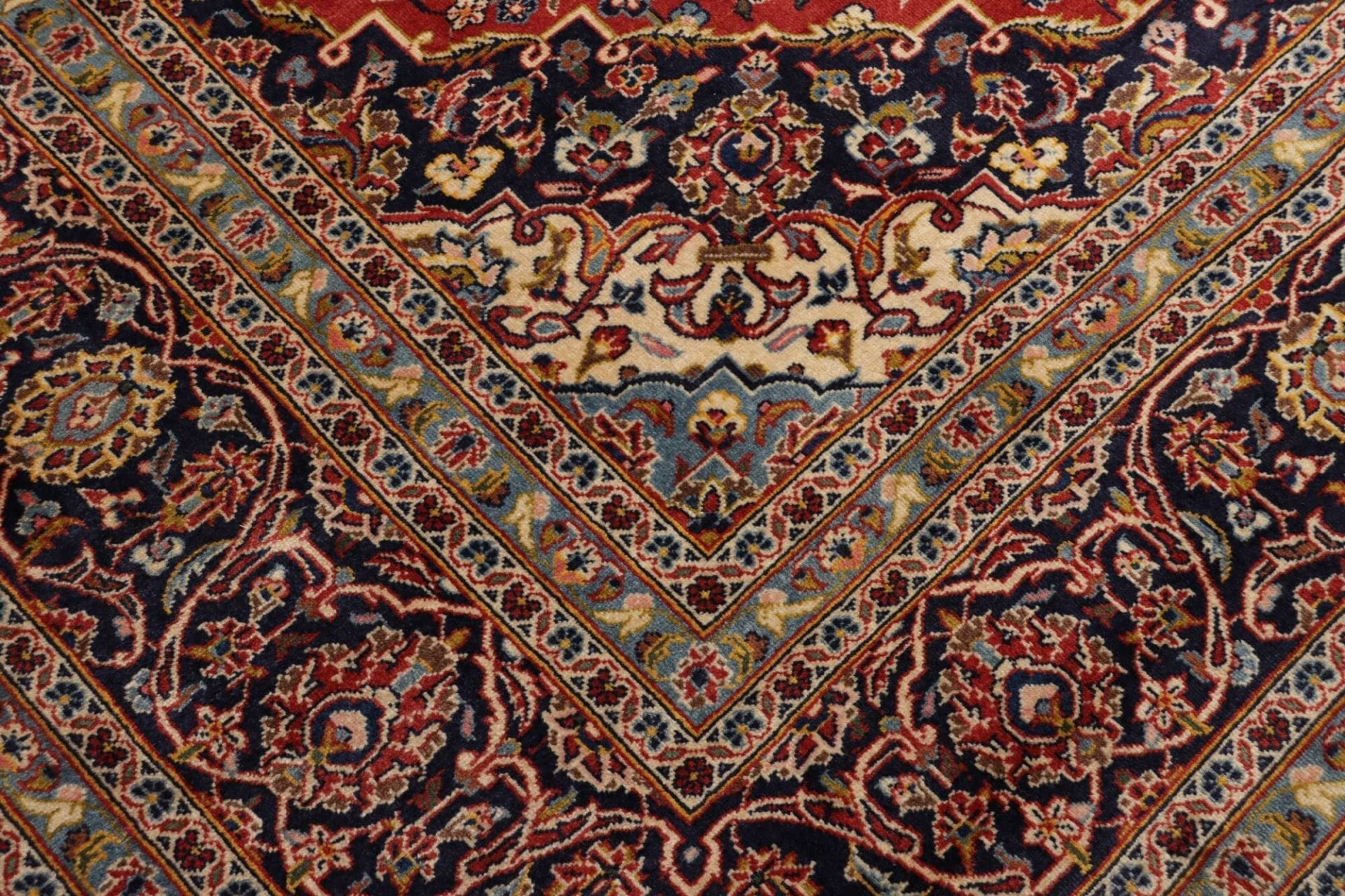 Kashan Perserteppich aus Iran, 256 × 368 cm