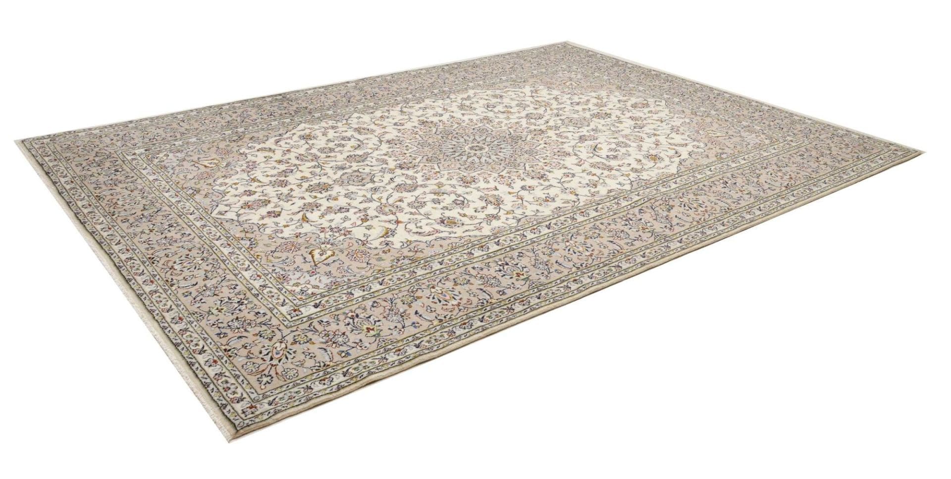 Handgeknüpfter Kashan Perserteppich 251 × 340 cm