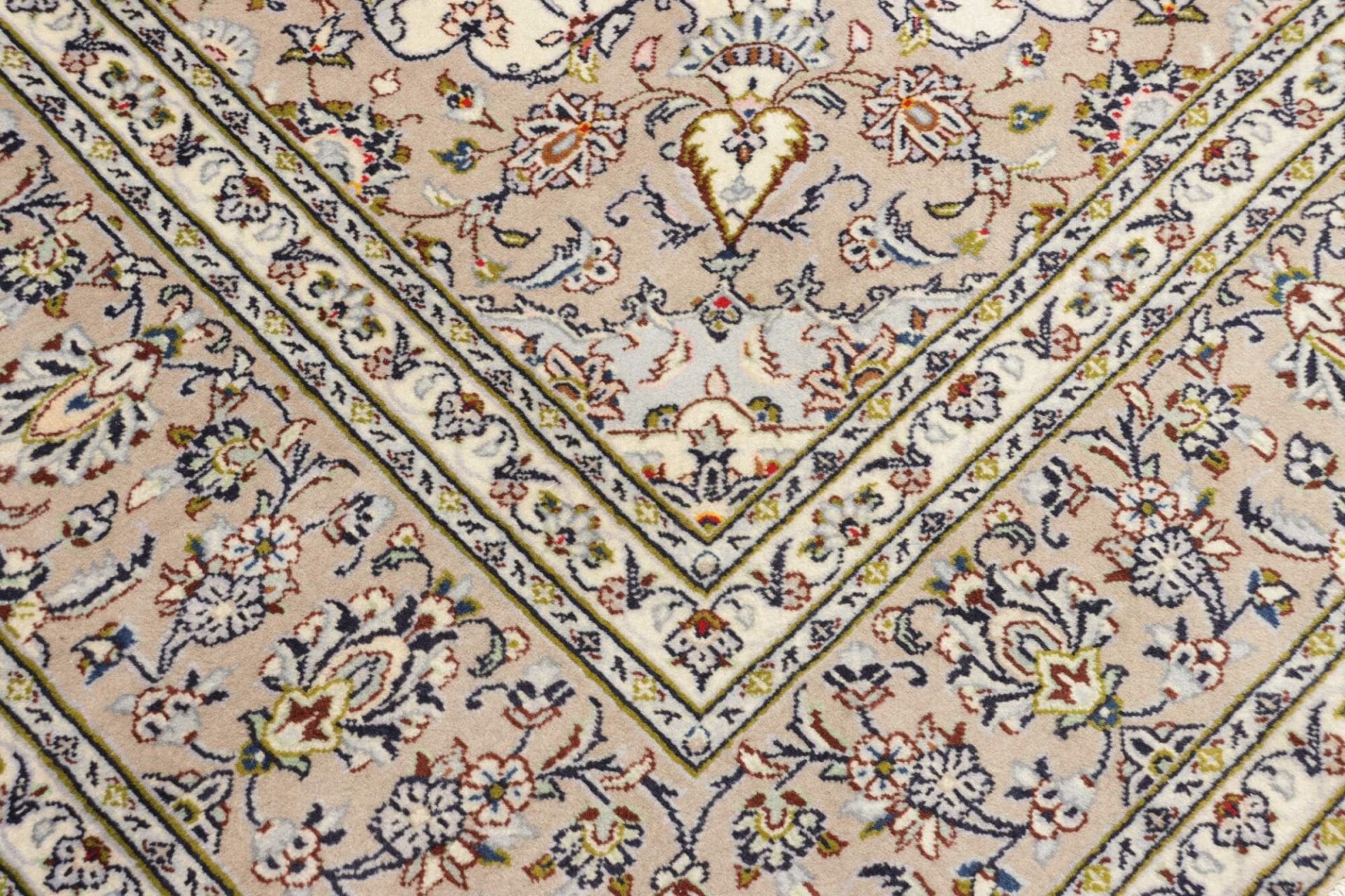 Handgeknüpfter Kashan Perserteppich 251 × 340 cm