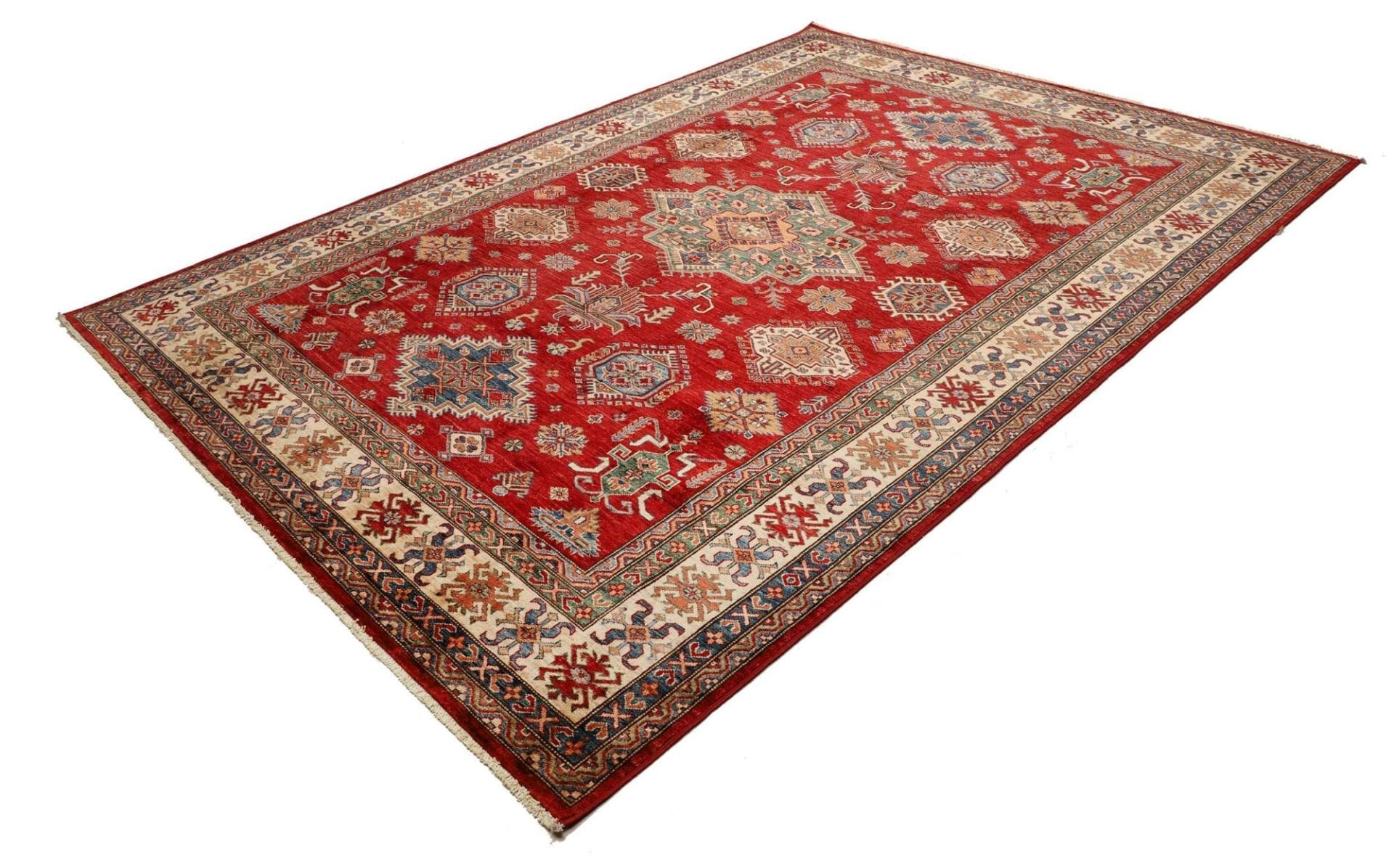 Handgeknüpfter Kazak Orientteppich, 212 × 290 cm, Wolle