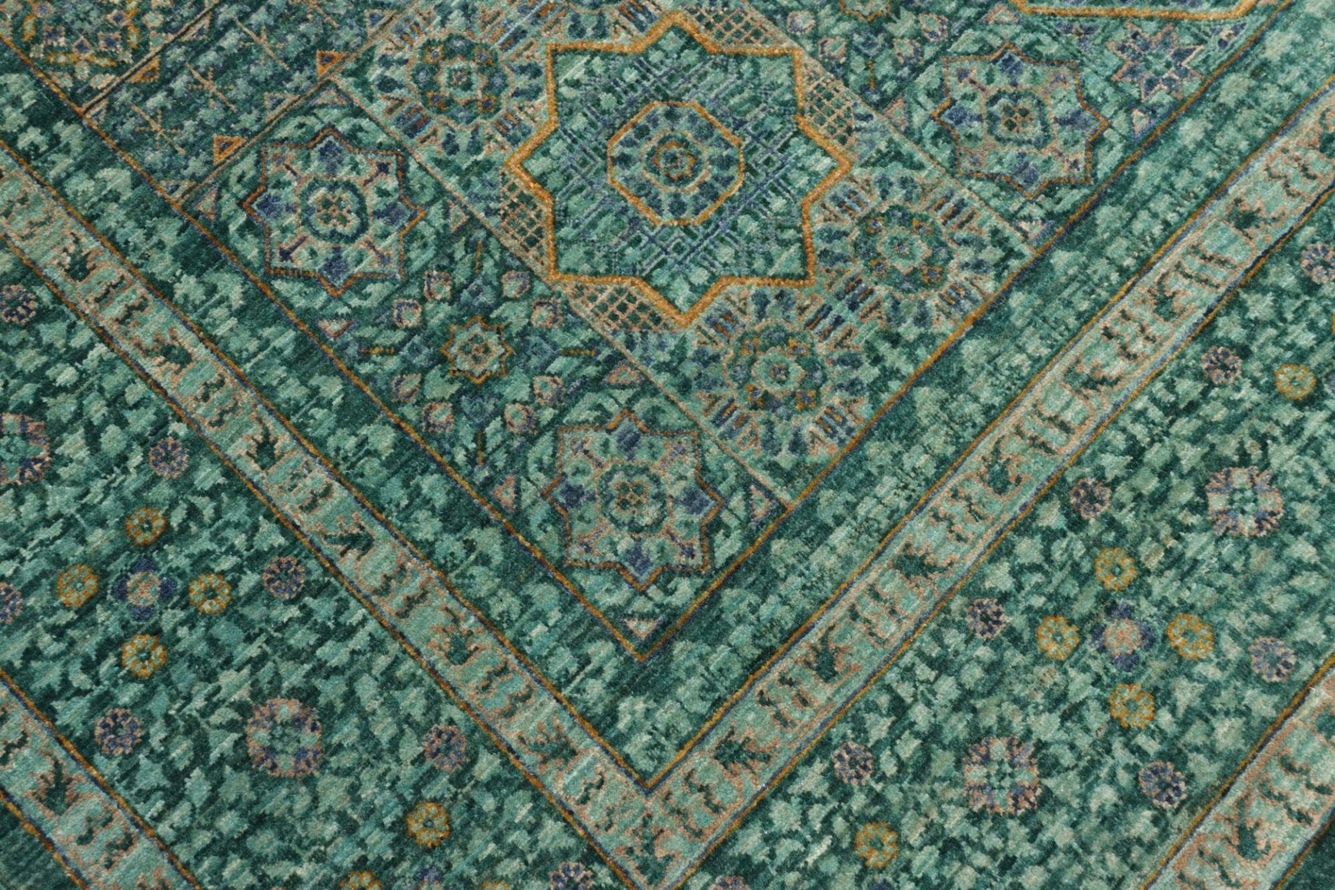Mamluk Orientteppich 204 × 308 cm aus Wolle, handgeknüpft