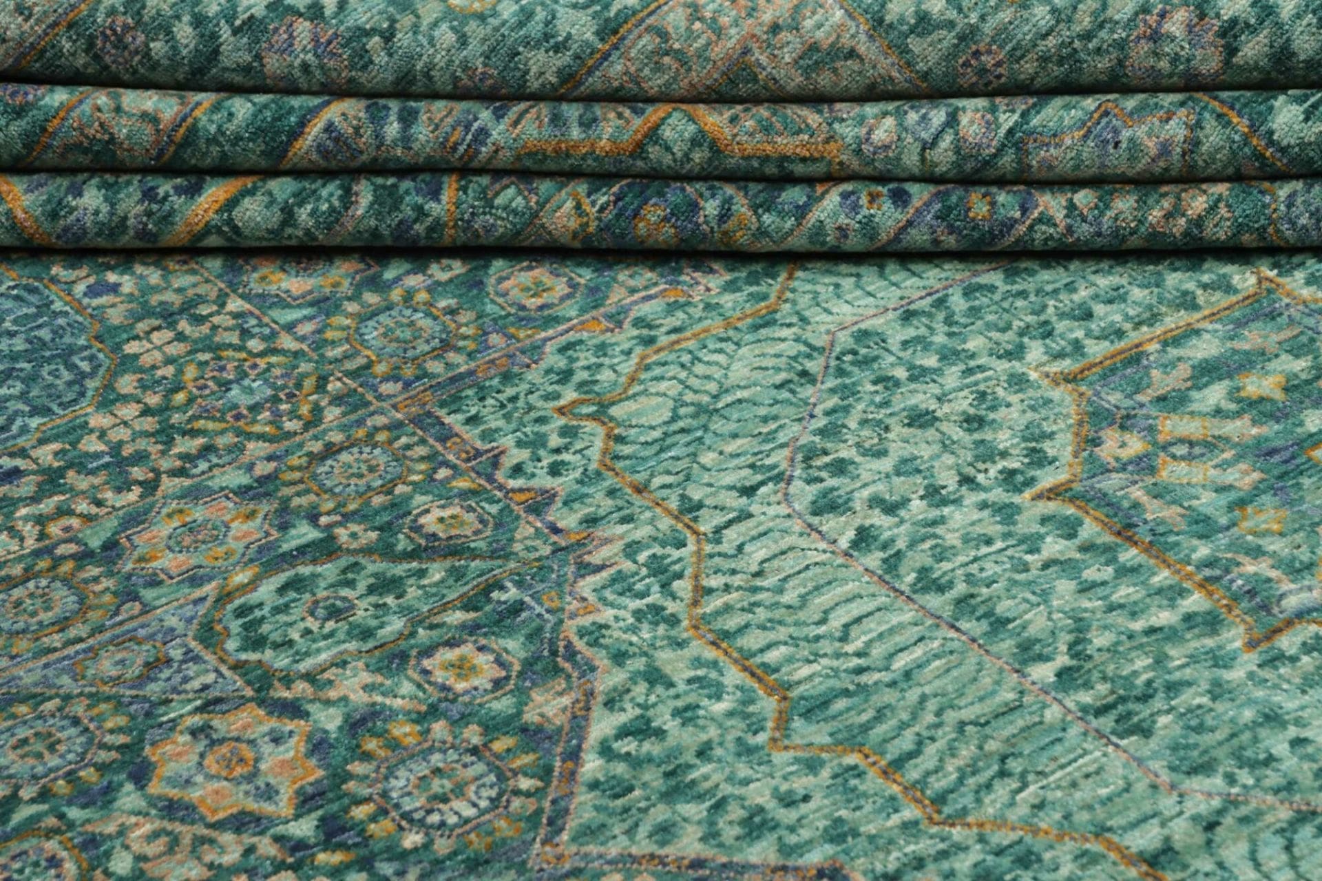 Mamluk Orientteppich 204 × 308 cm aus Wolle, handgeknüpft