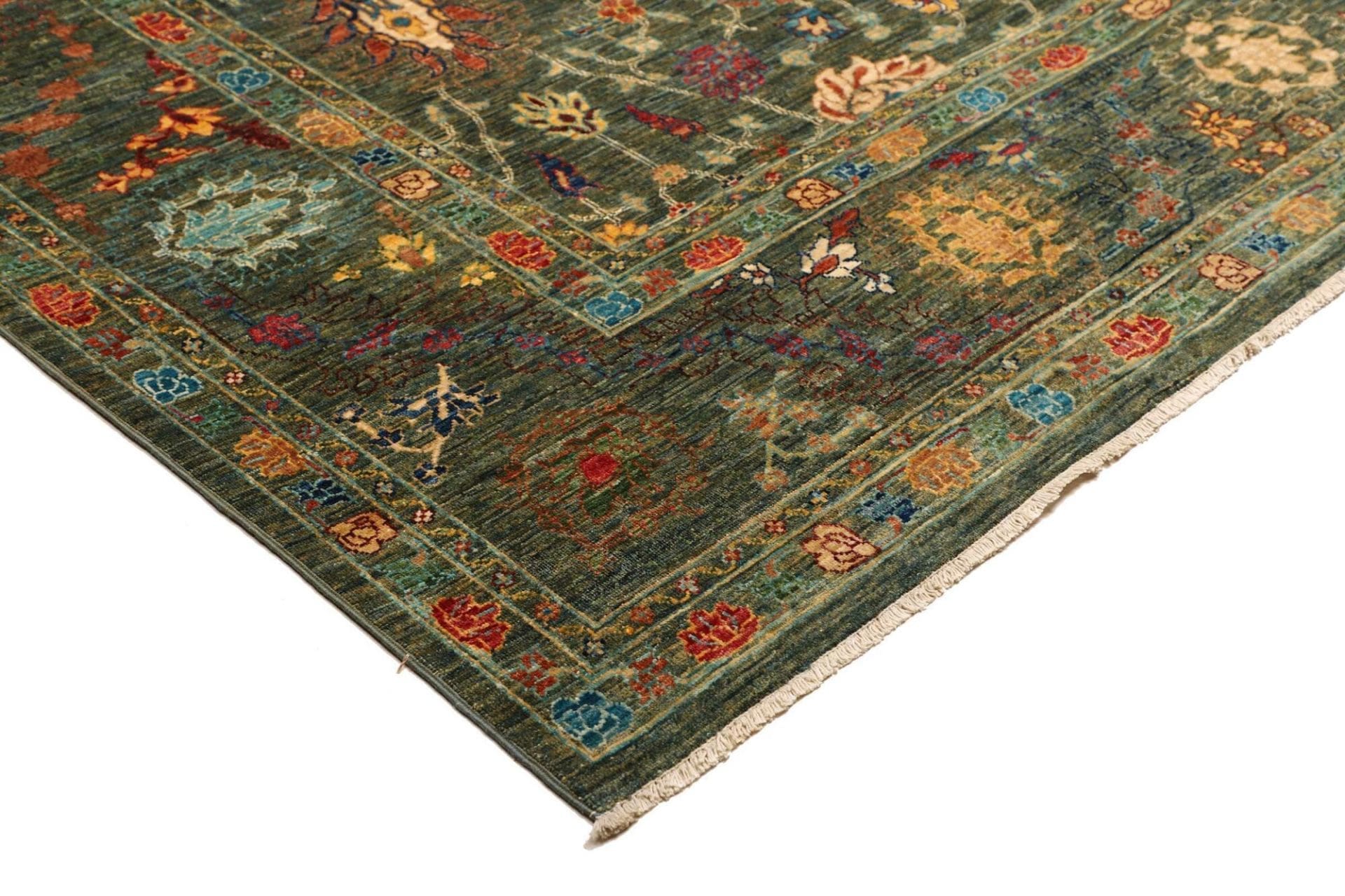Handgeknüpfter Samarkand Orientteppich, 209 × 297 cm, Wolle