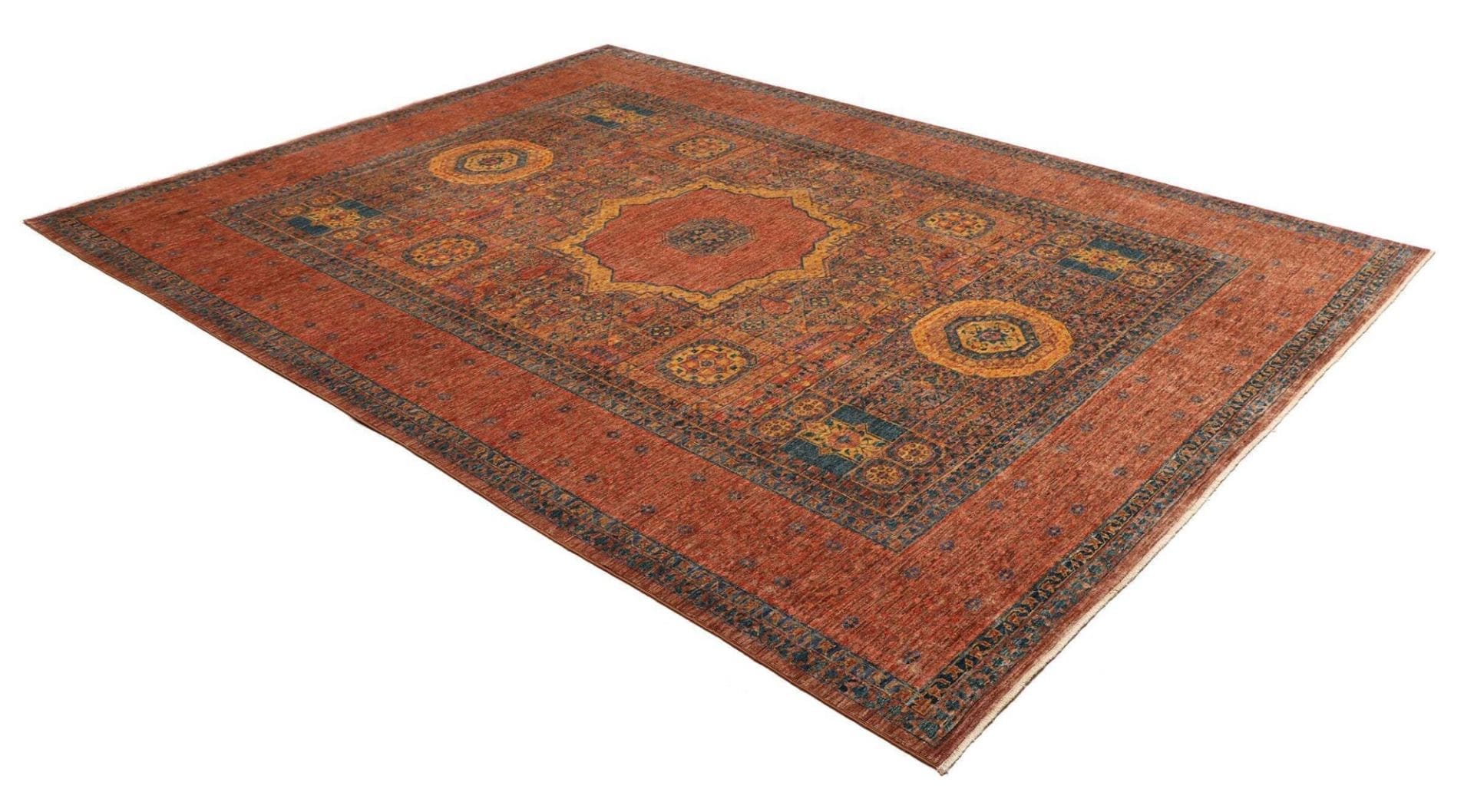 Mamluk Orientteppich aus Pakistan, 218 × 293 cm