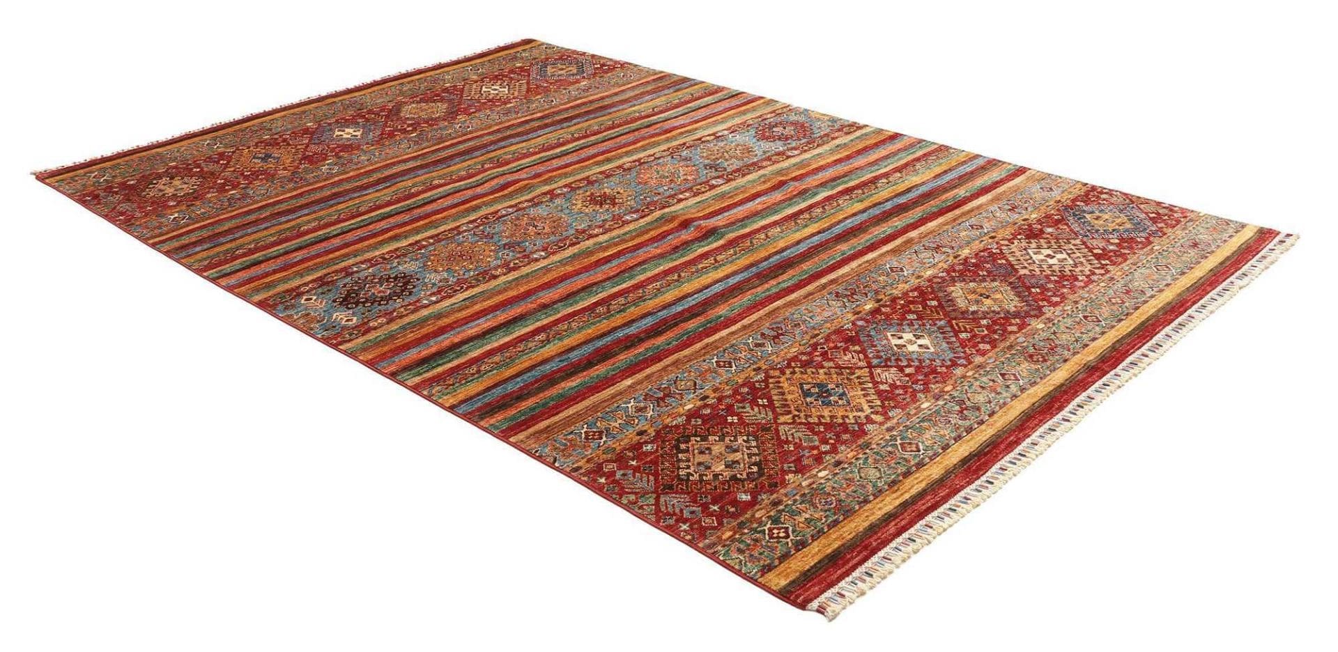 Handgeknüpfter Samarkand Orientteppich 209 × 297 cm