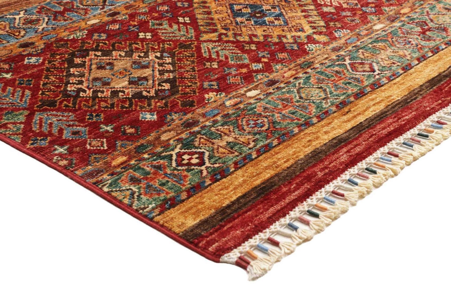 Handgeknüpfter Samarkand Orientteppich 209 × 297 cm