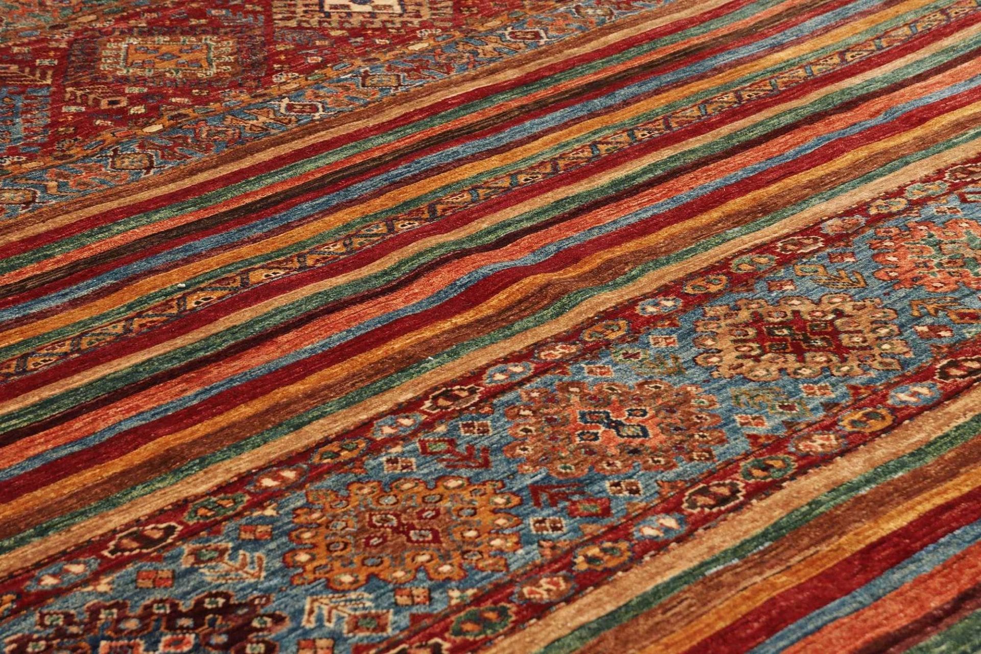 Handgeknüpfter Samarkand Orientteppich 209 × 297 cm