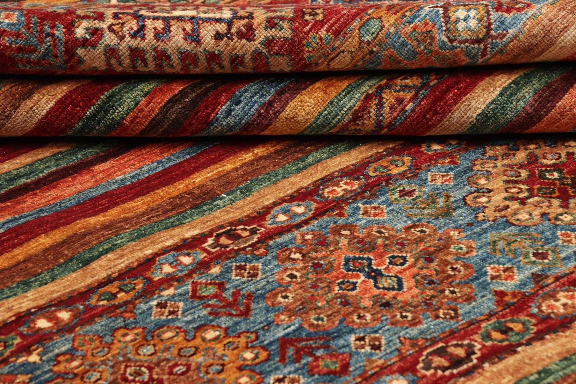 Handgeknüpfter Samarkand Orientteppich 209 × 297 cm