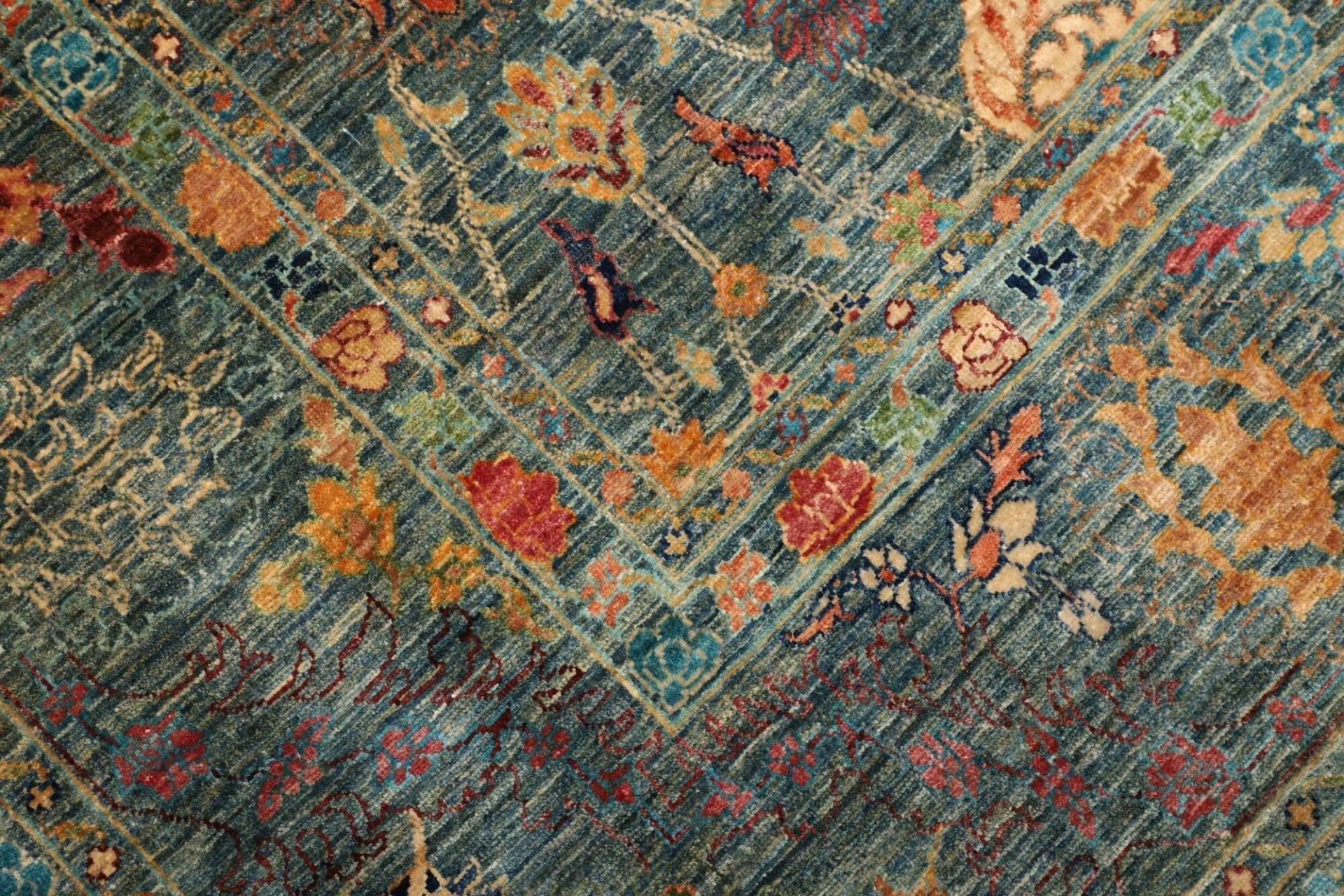 Handgeknüpfter Samarkand Orientteppich, 205 × 295 cm, Wolle