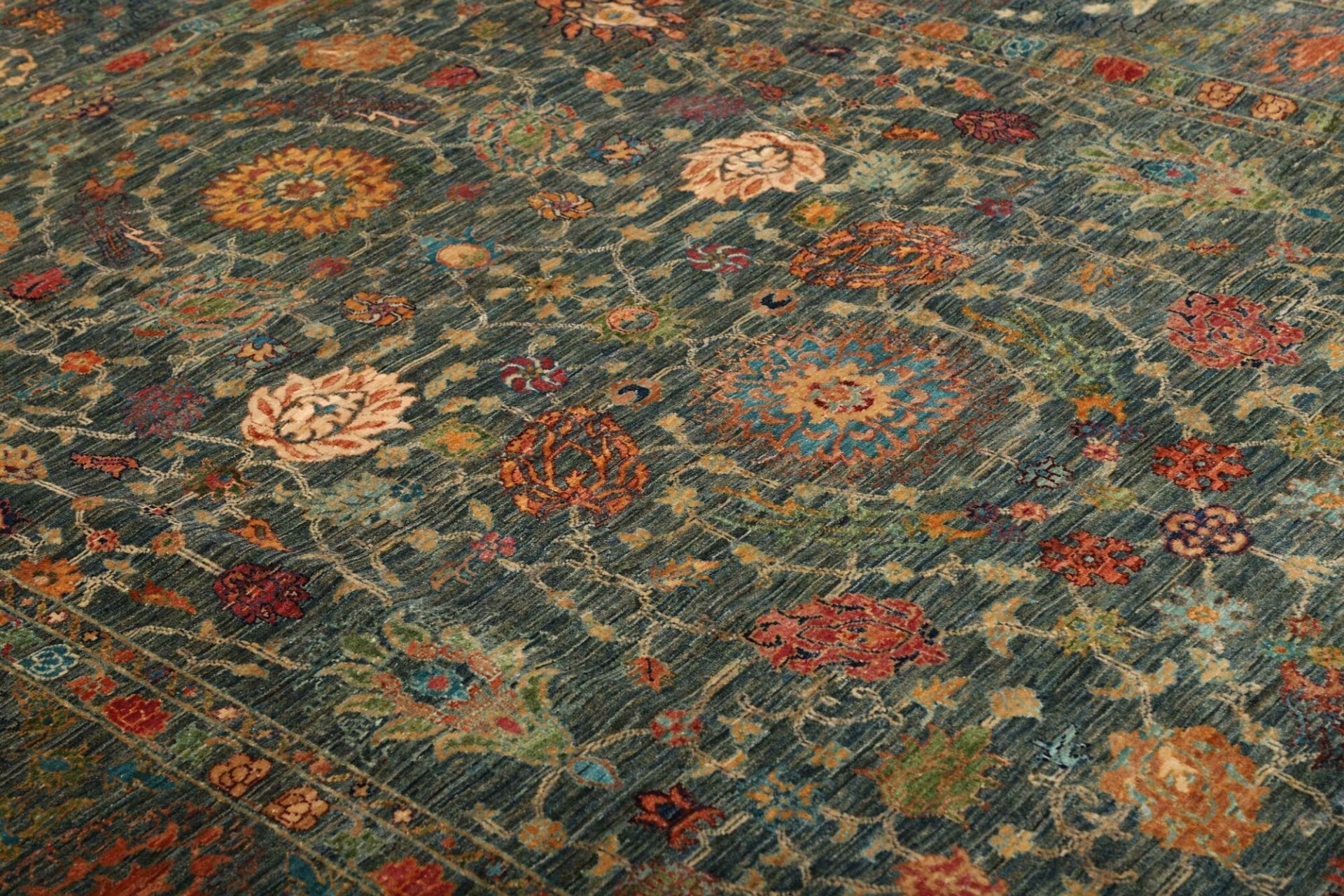 Handgeknüpfter Samarkand Orientteppich, 205 × 295 cm, Wolle
