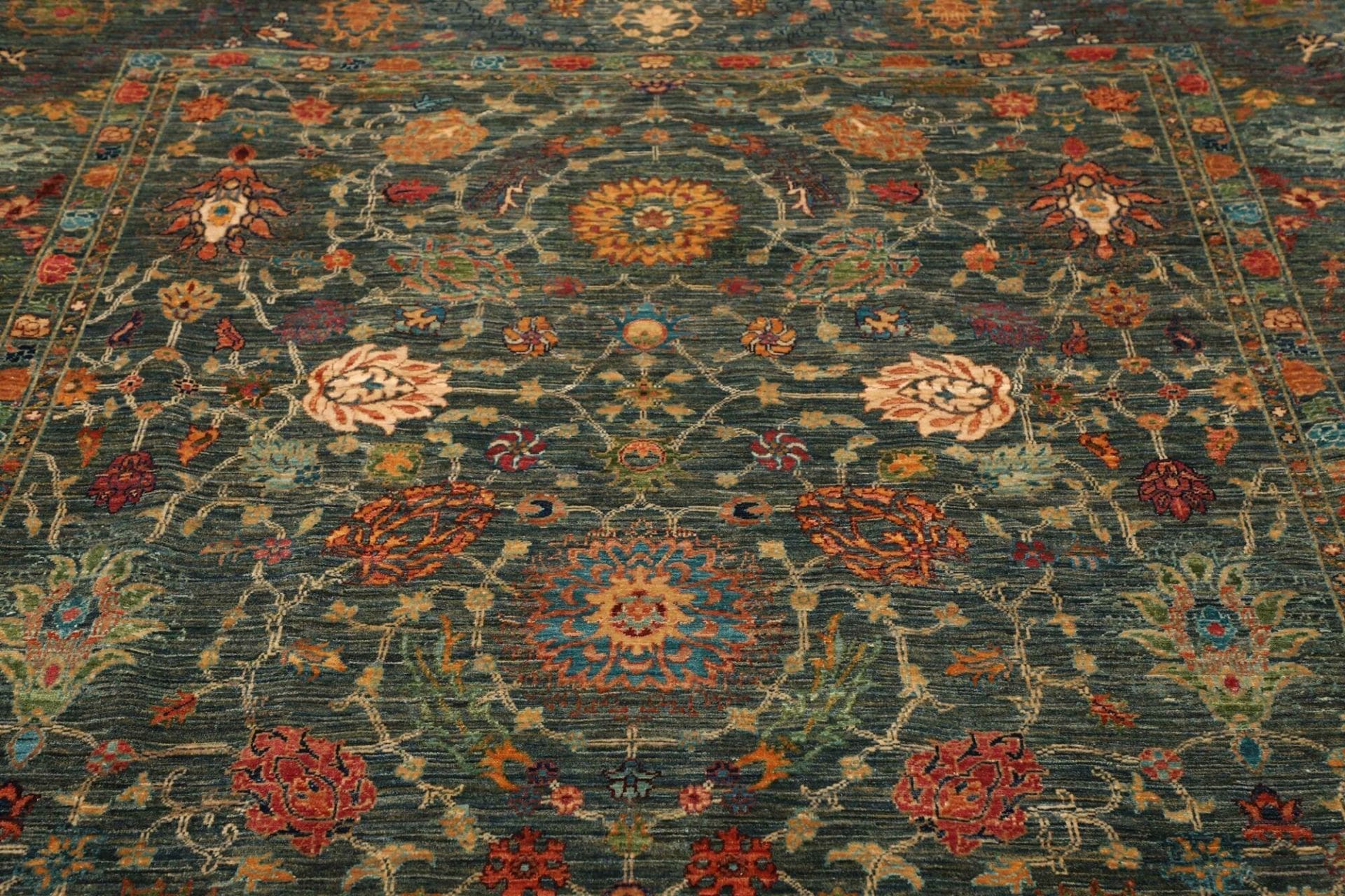 Handgeknüpfter Samarkand Orientteppich, 205 × 295 cm, Wolle