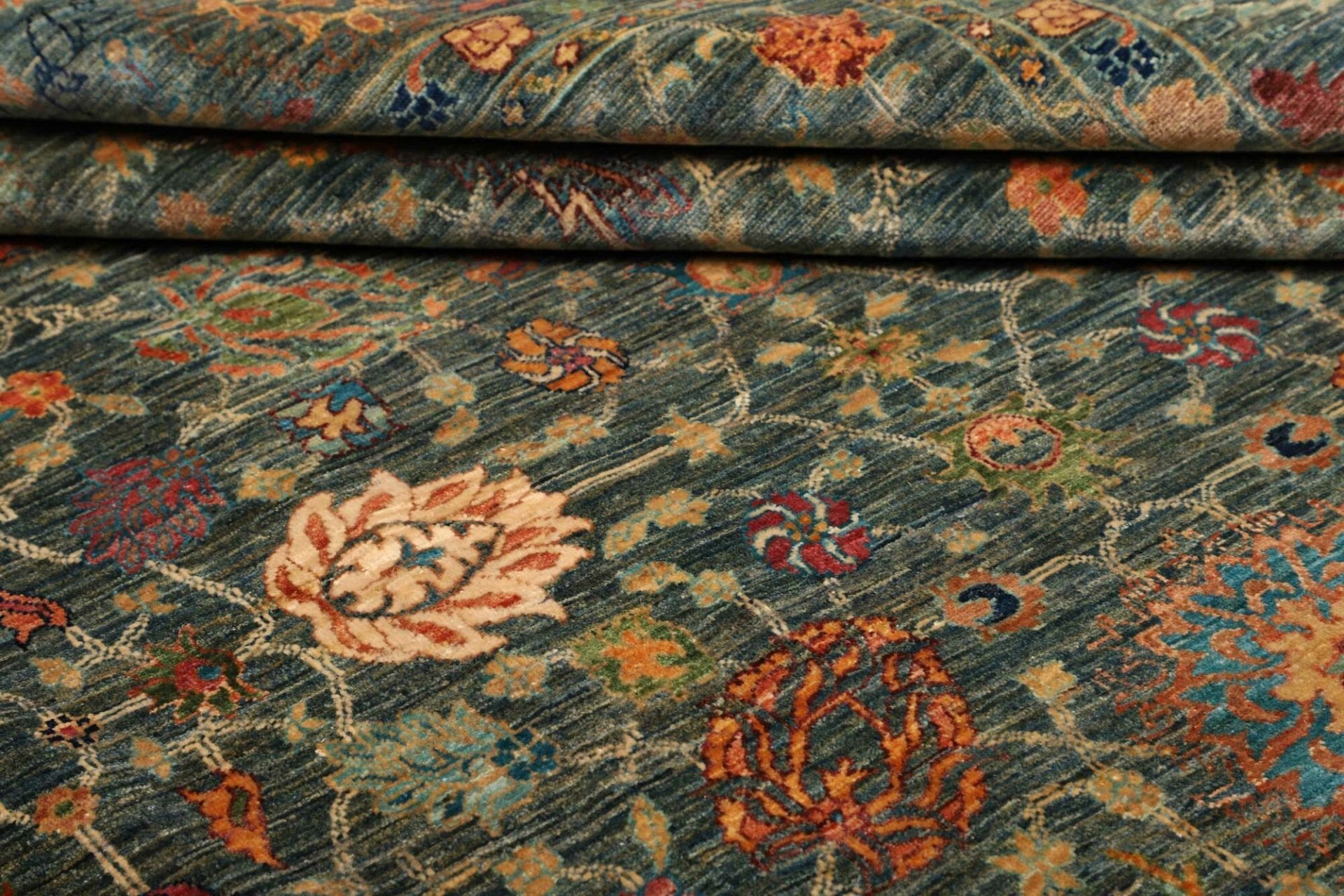 Handgeknüpfter Samarkand Orientteppich, 205 × 295 cm, Wolle