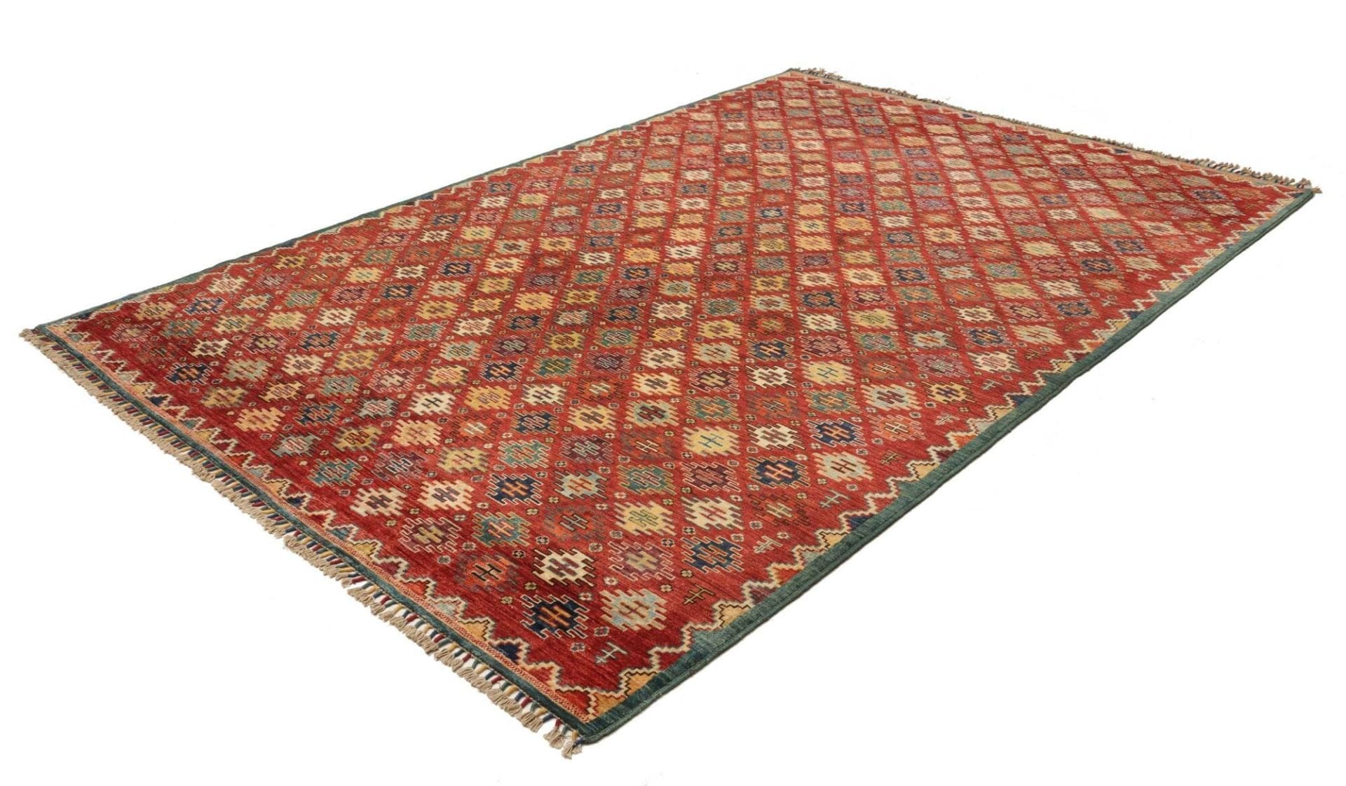 Handgeknüpfter Samarkand Orientteppich 203 × 293 cm