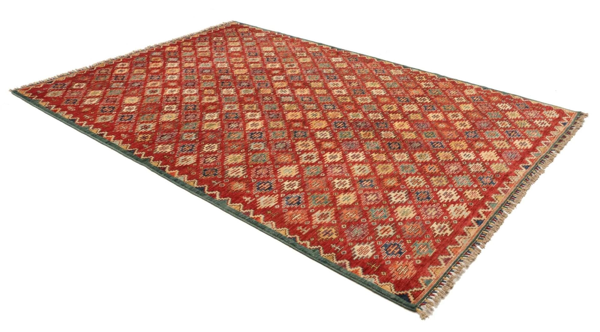 Handgeknüpfter Samarkand Orientteppich 203 × 293 cm