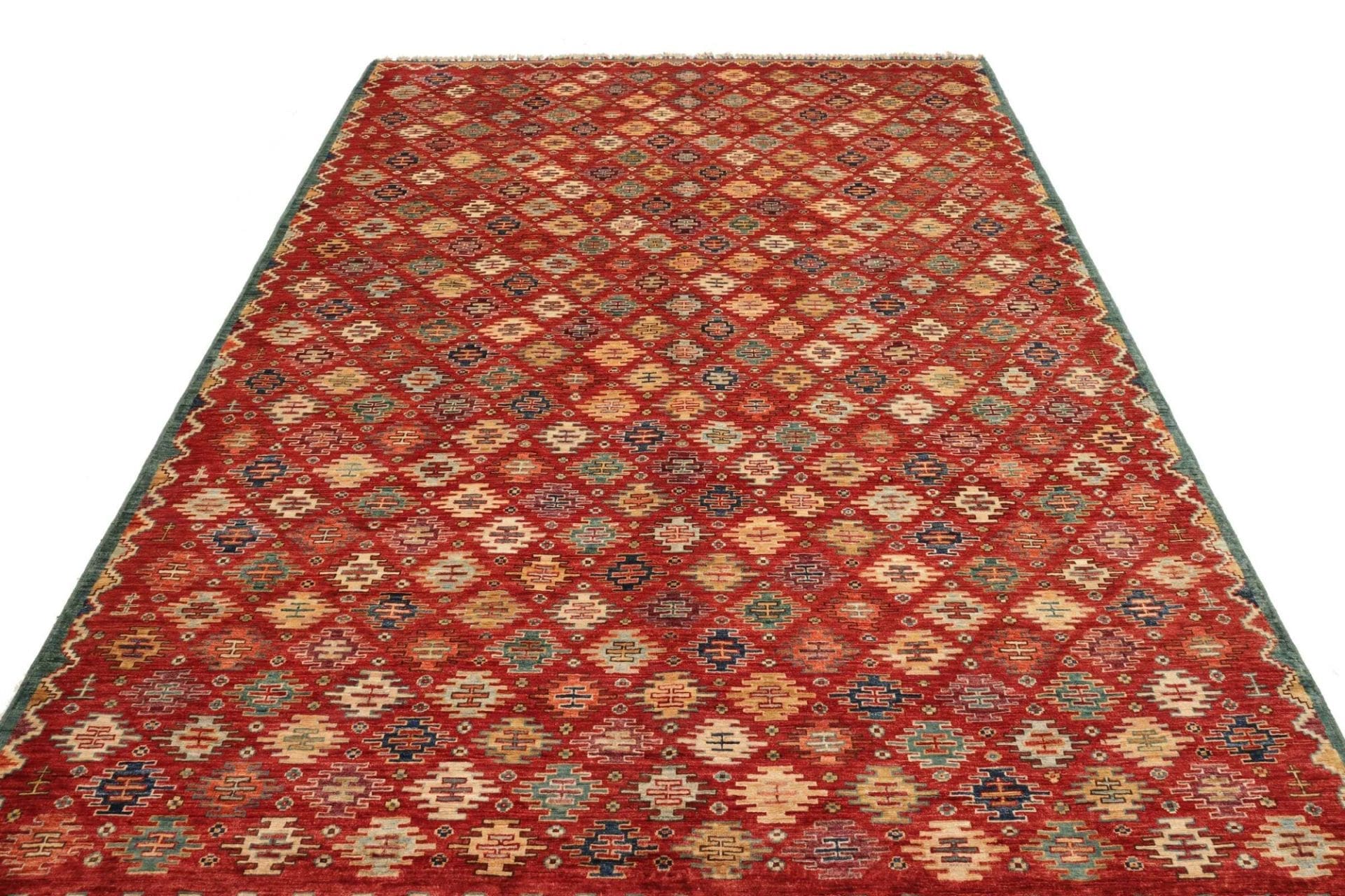 Handgeknüpfter Samarkand Orientteppich 203 × 293 cm