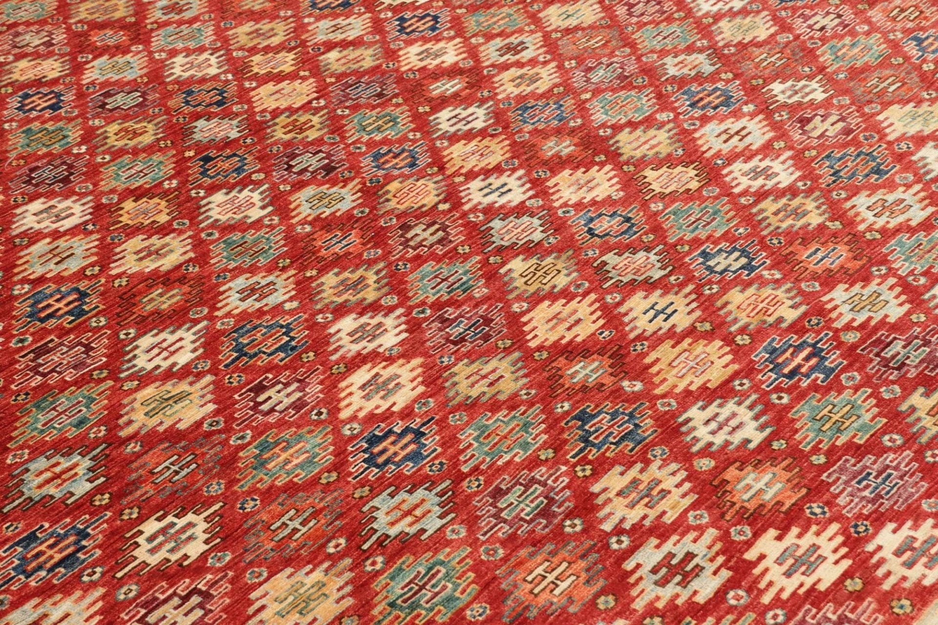 Handgeknüpfter Samarkand Orientteppich 203 × 293 cm