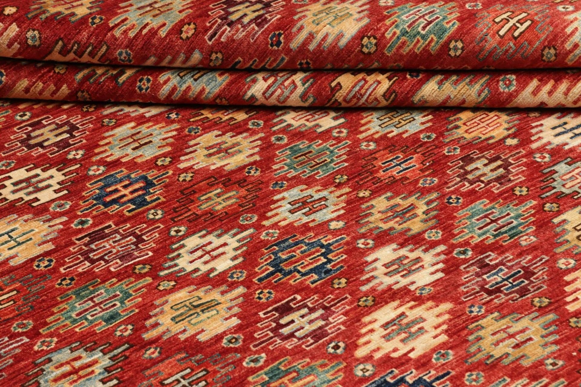 Handgeknüpfter Samarkand Orientteppich 203 × 293 cm