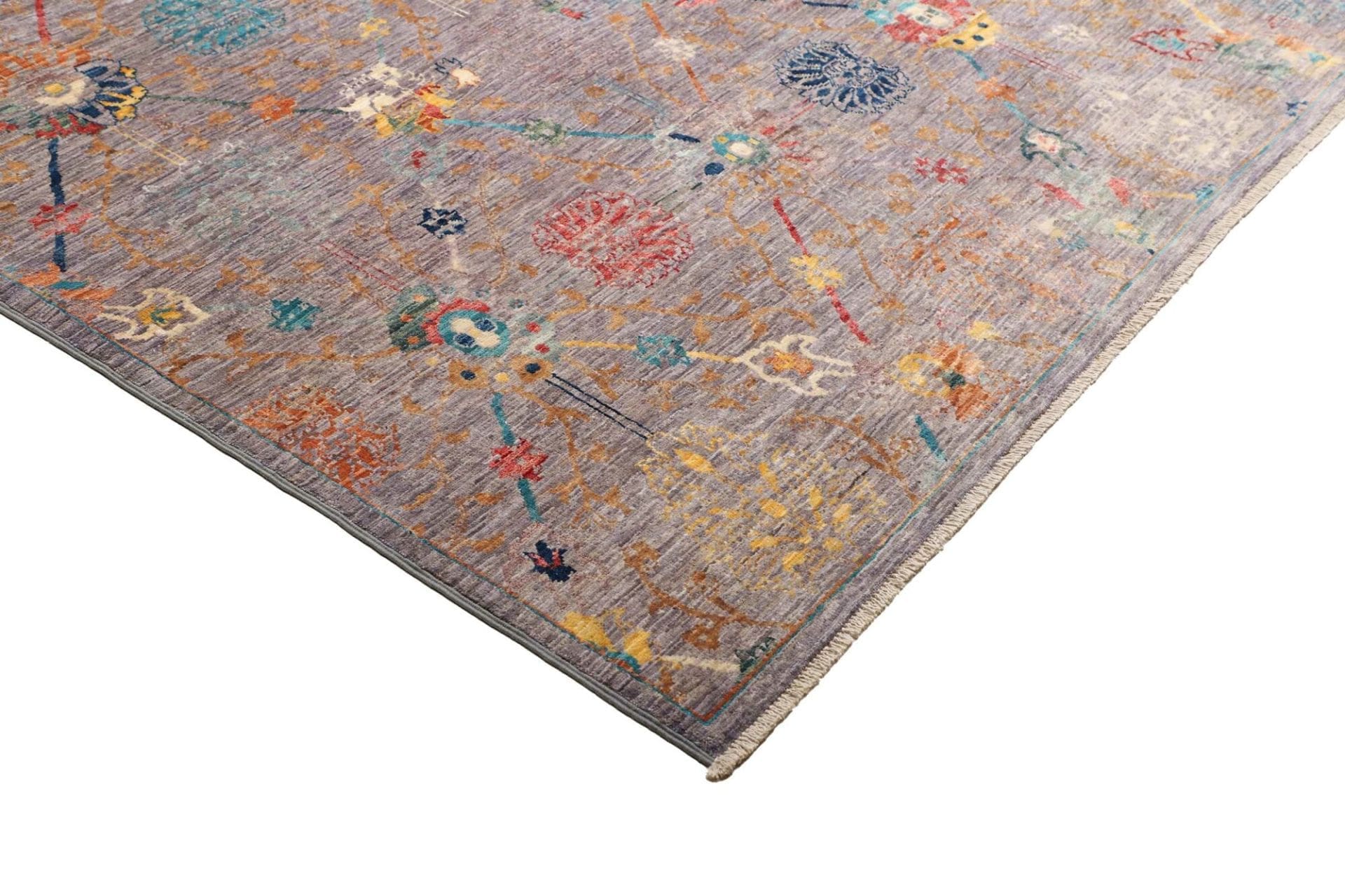 Handgeknüpfter Samarkand Orientteppich, 202 × 291 cm, Wolle