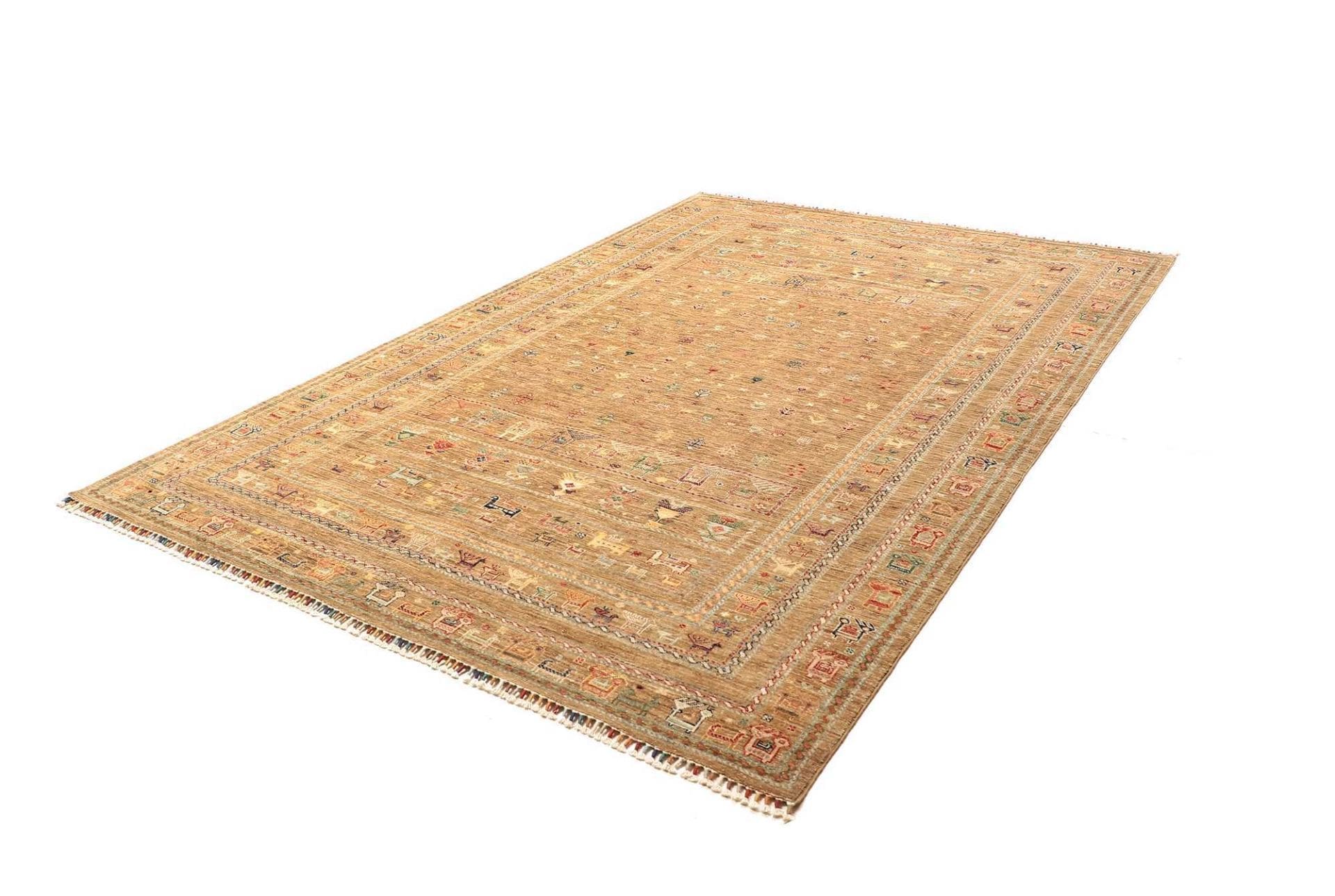 samarkand-orientteppich-207-x-300cm-handgeknupft-wolle-1 Samarkand Orientteppich aus Pakistan, 207 × 300 cm