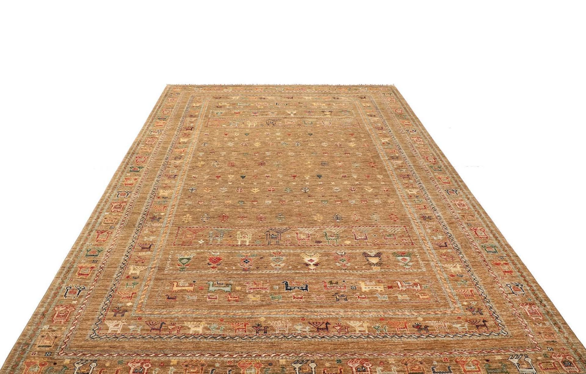 samarkand-orientteppich-207-x-300cm-handgeknupft-wolle-3 Samarkand Orientteppich aus Pakistan, 207 × 300 cm
