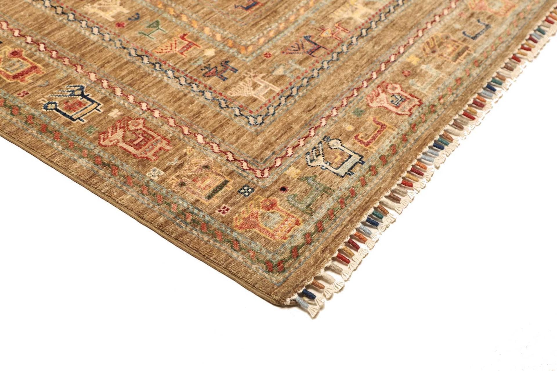 samarkand-orientteppich-207-x-300cm-handgeknupft-wolle-4 Samarkand Orientteppich aus Pakistan, 207 × 300 cm
