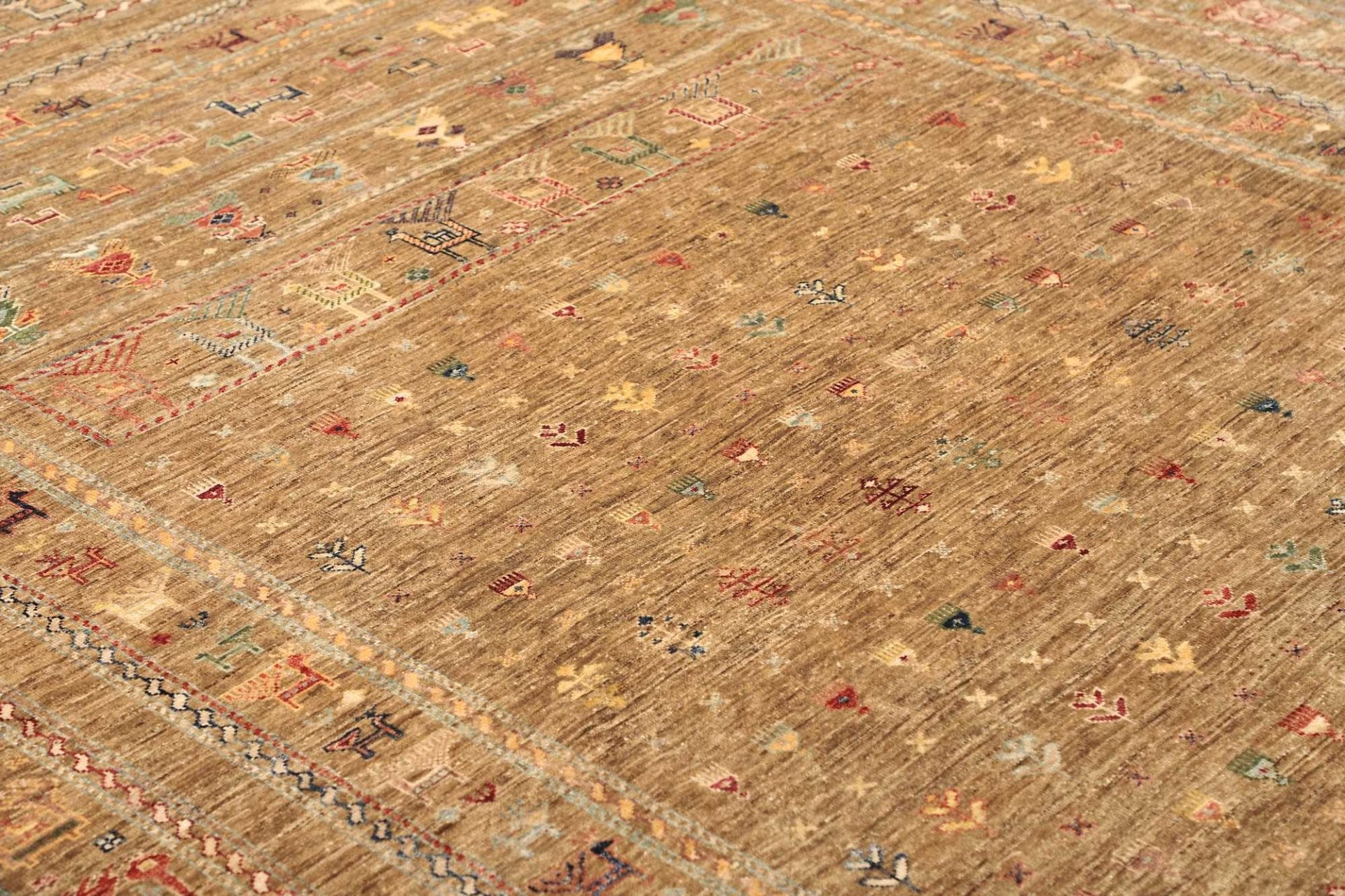 samarkand-orientteppich-207-x-300cm-handgeknupft-wolle-6 Samarkand Orientteppich aus Pakistan, 207 × 300 cm