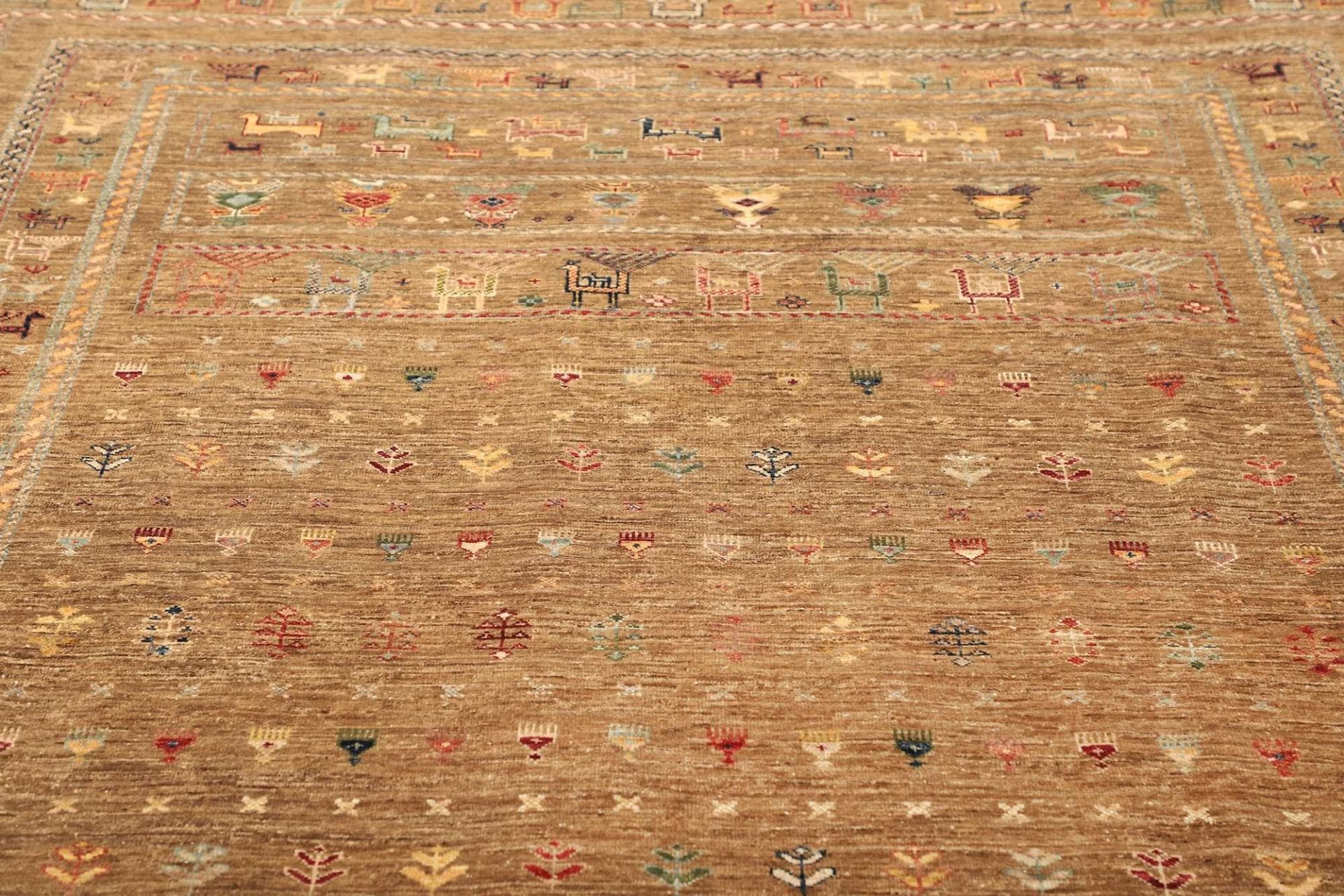 samarkand-orientteppich-207-x-300cm-handgeknupft-wolle-7 Samarkand Orientteppich aus Pakistan, 207 × 300 cm