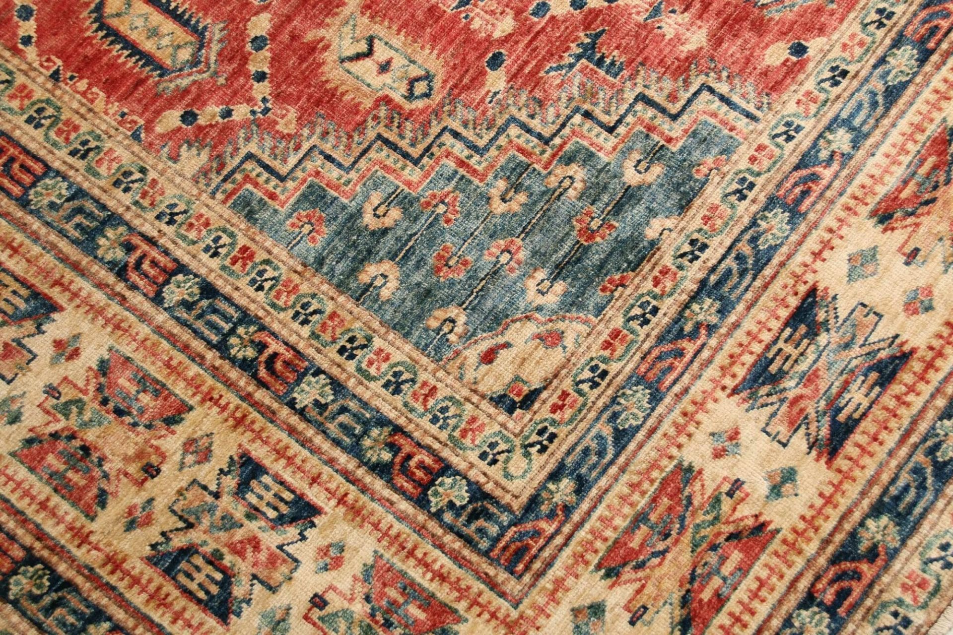 Handgeknüpfter Kazak Orientteppich, 207 × 308 cm, Wolle