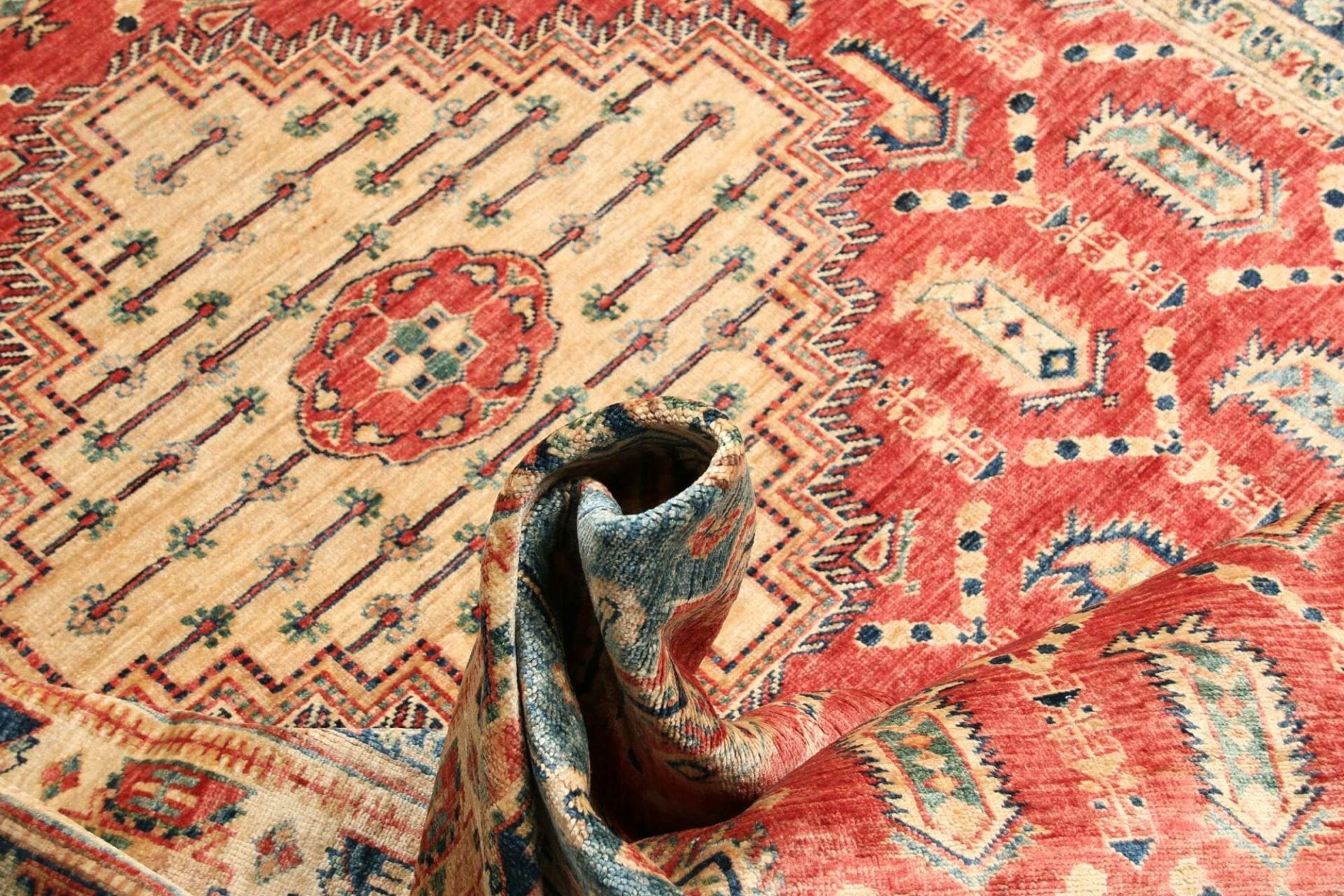 Handgeknüpfter Kazak Orientteppich, 207 × 308 cm, Wolle