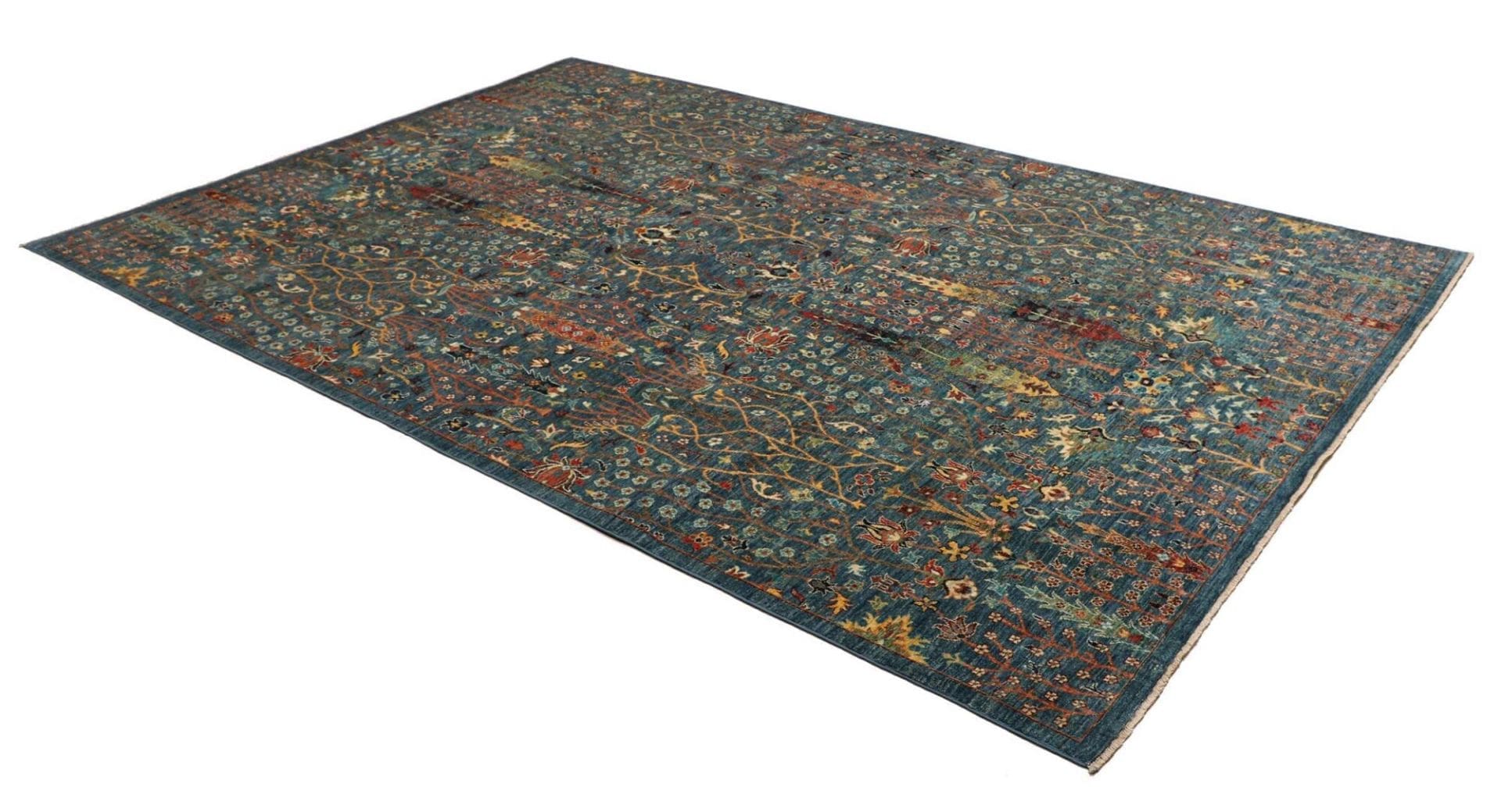 Samarkand Orientteppich 201 × 299 cm aus Wolle, handgeknüpft