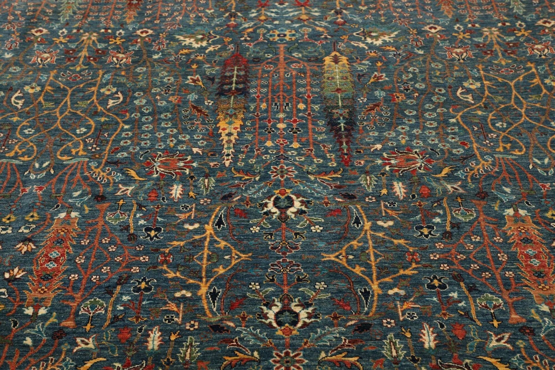 Samarkand Orientteppich 201 × 299 cm aus Wolle, handgeknüpft