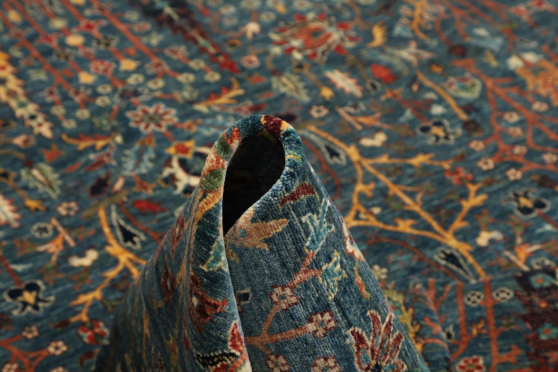 Samarkand Orientteppich 201 × 299 cm aus Wolle, handgeknüpft